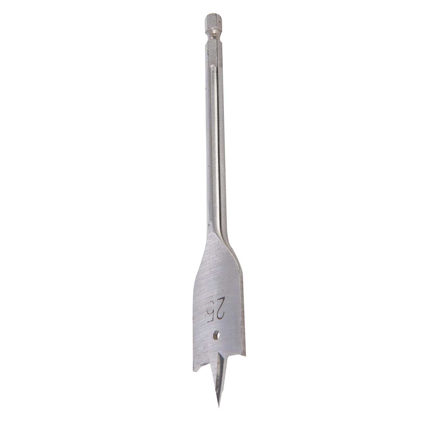 Flat Wood Drill Bit Set Titanium Hole Cutter Borer  Silver 25mm