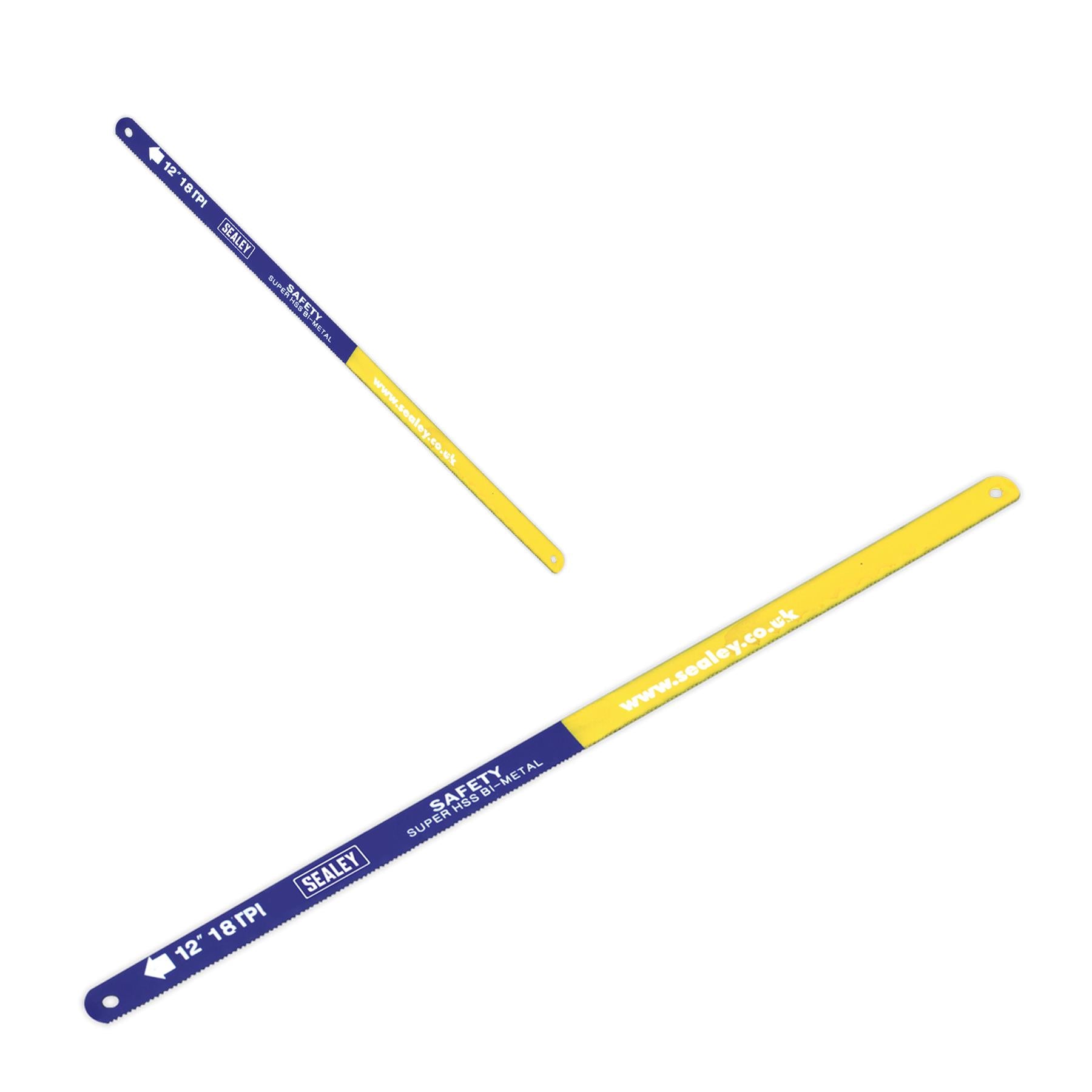 Sealey Hacksaw Blade 300mm HSS Bi-Metal 18tpi Pack of 10