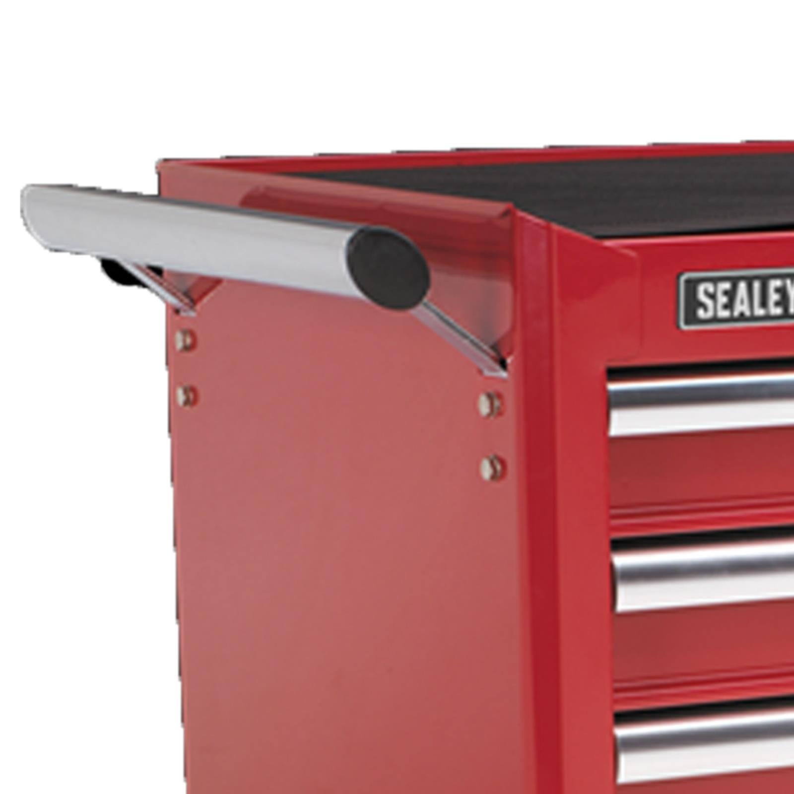 Rollcab 5 Drawer With Ball Bearing Slides - Red From Sealey AP33459 Syd