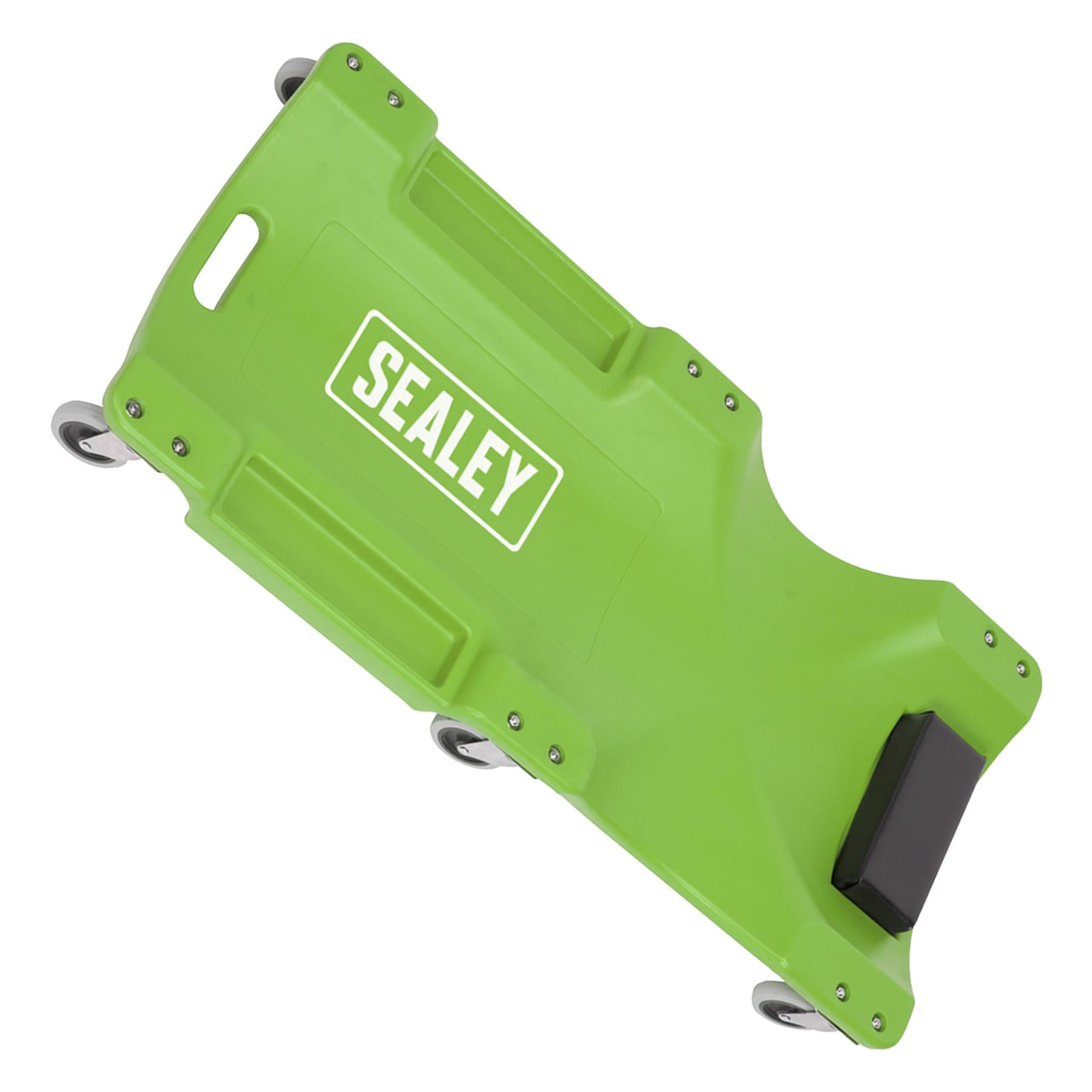 Sealey Composite Creeper with 6 Wheels - Hi-Vis
