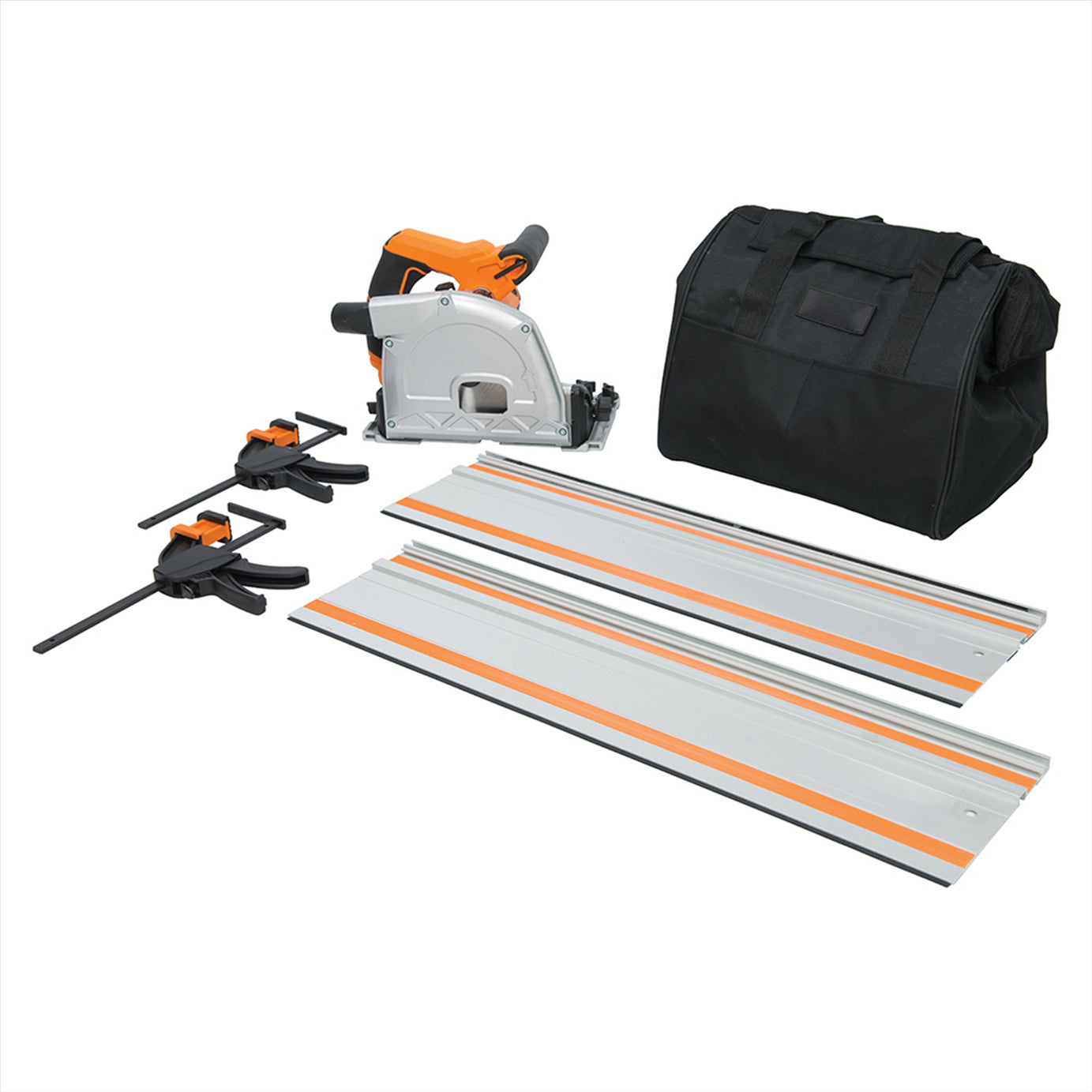 1400W Heavy Duty Track Saw Kit 4pcs Plunge Saw Track Saw Cutting Woods Power Tools New