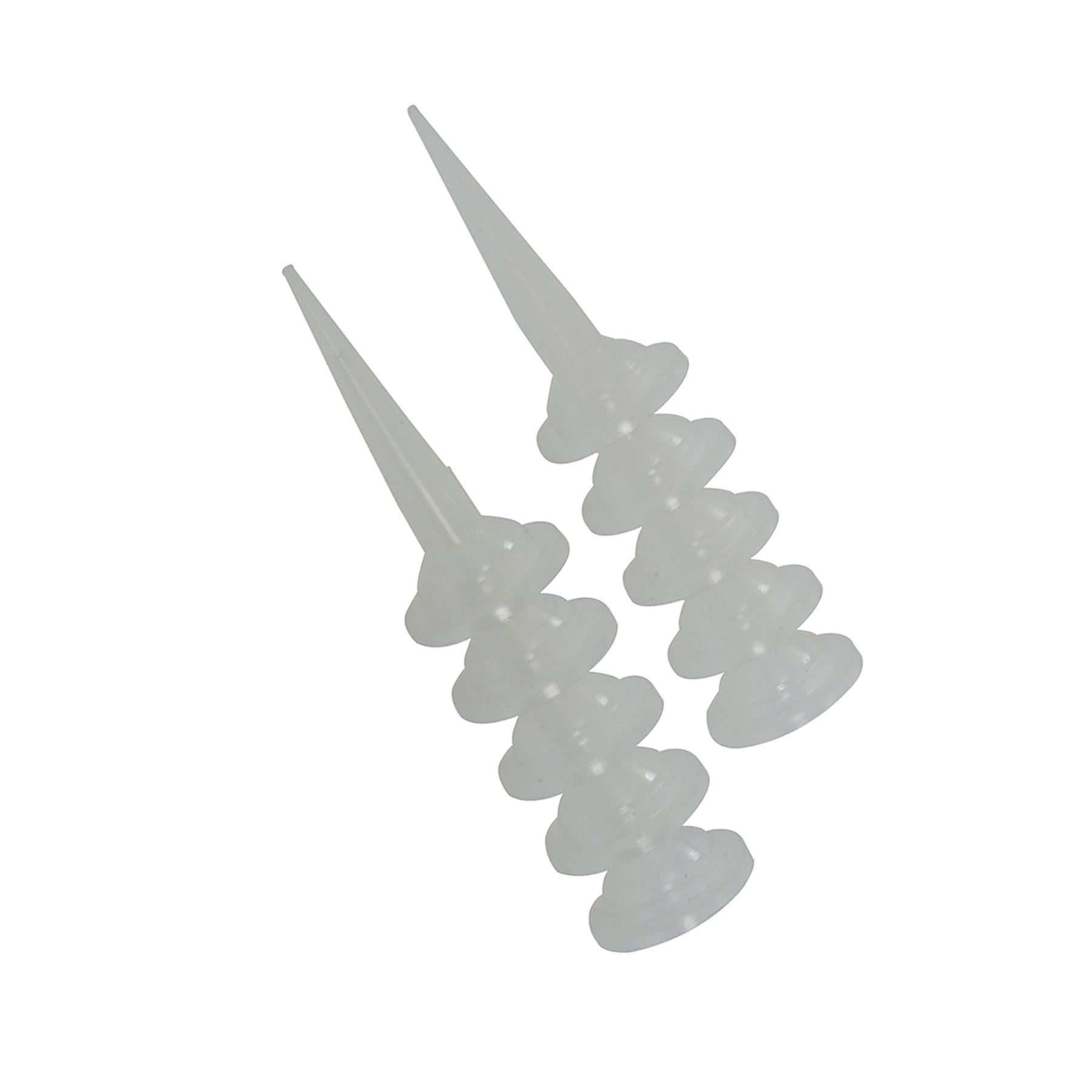 10Pk Silicone Sausage Gun Nozzles for use with the Silicone Sausage Combi Gun