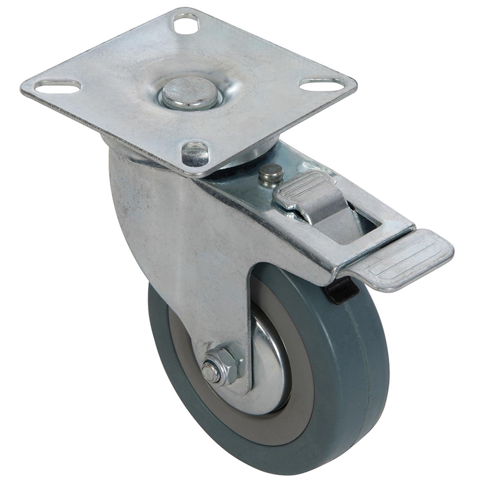 Heavy Duty Swivel Rubber Castor Caster Wheels Cart Wheel 75mm 6 PC