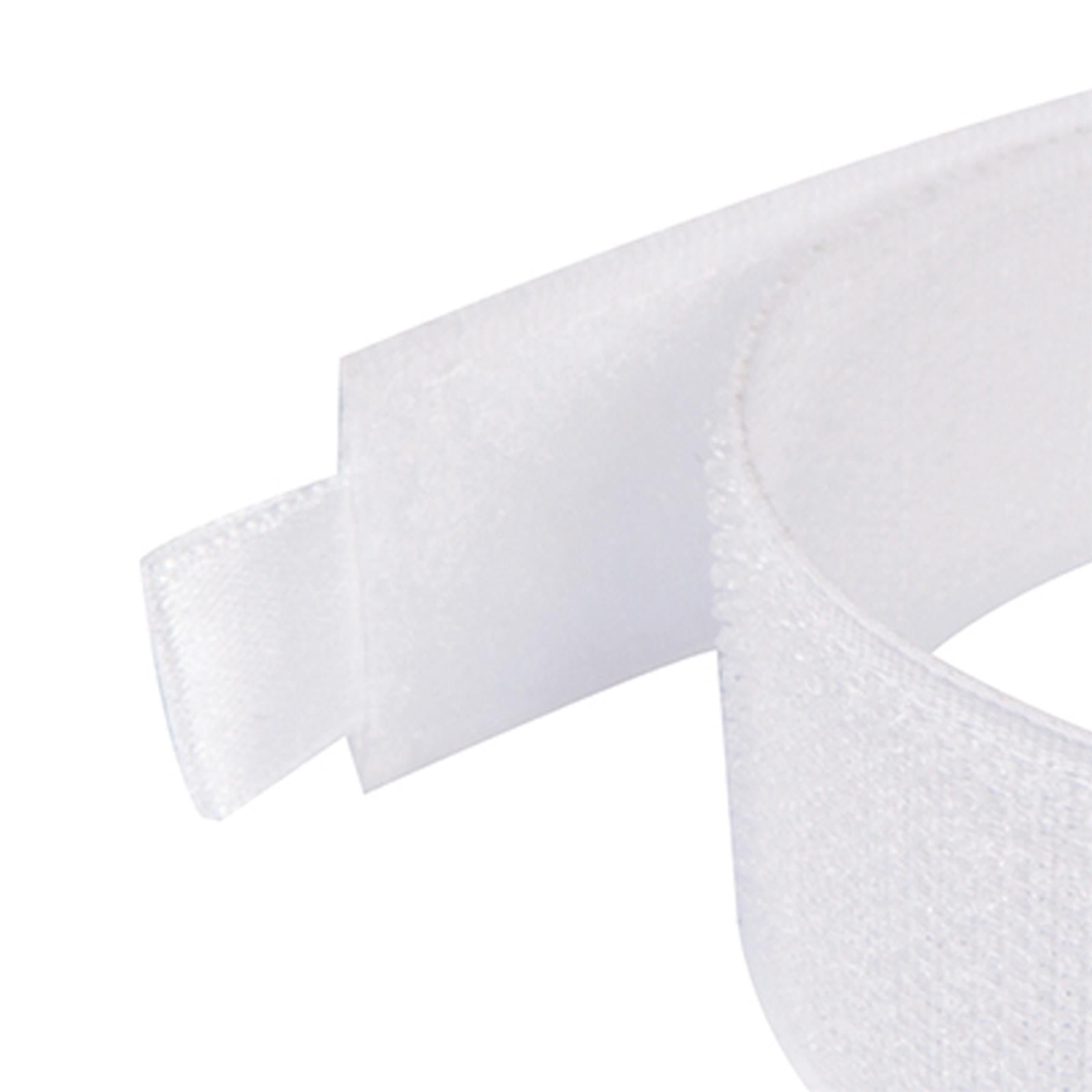 Hook and Loop 300mm White Nylon strap strapping Cable Ties with buckle Band luggage Strap