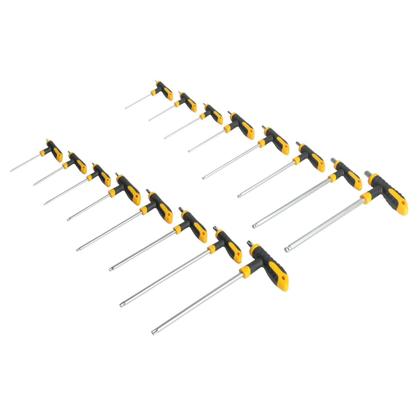 Sealey T-Handle TRX-Star* & Hex Key Set 16pc