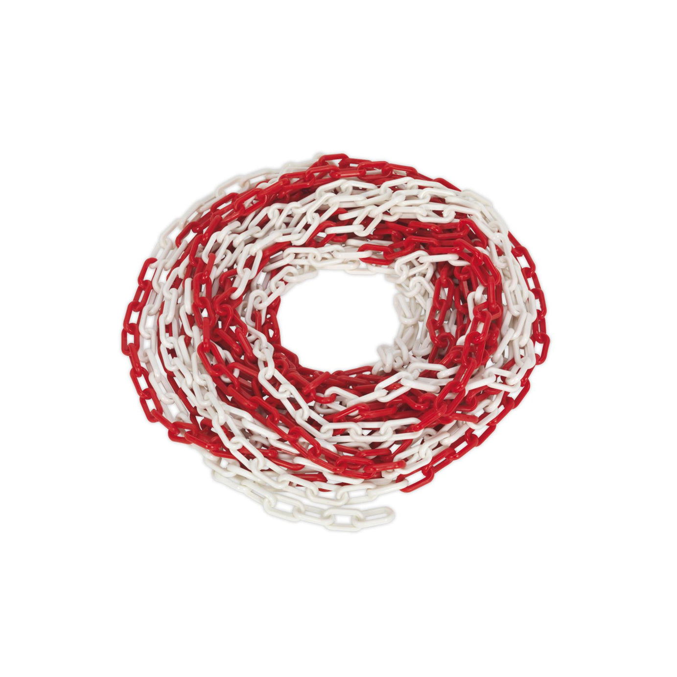 Sealey Safety Chain Red/White 25m x 6mm