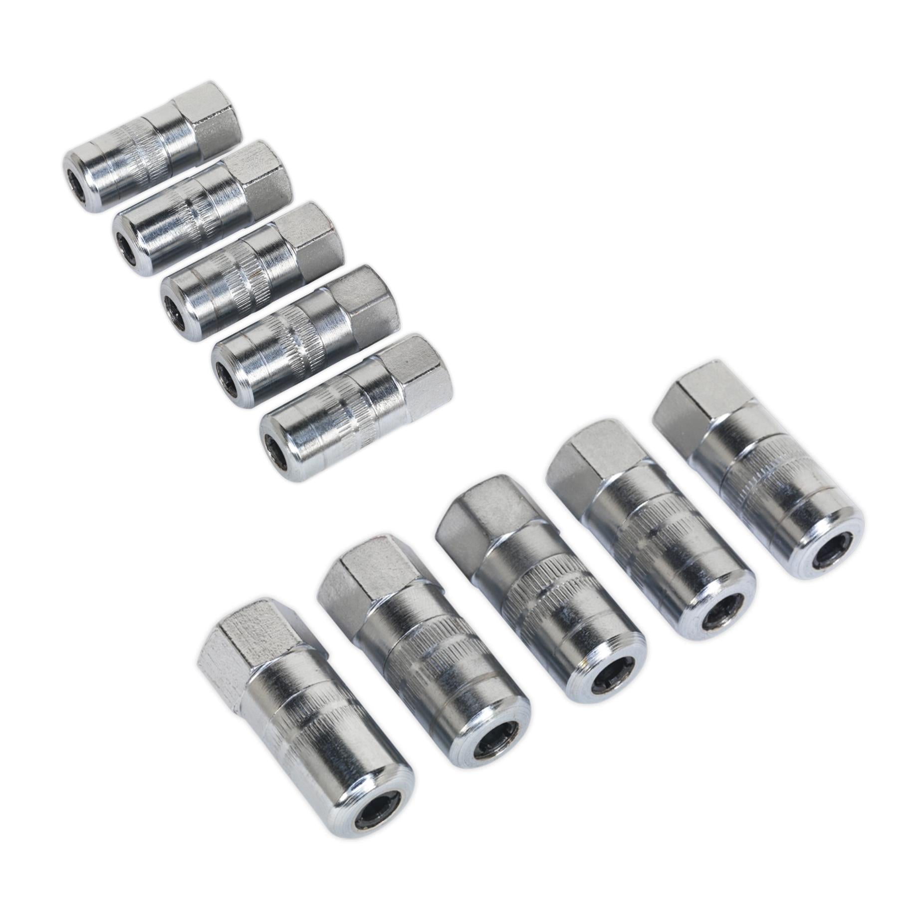 Sealey Hydraulic Connector 4-Jaw Heavy-Duty 1/8"BSP Pack of 5