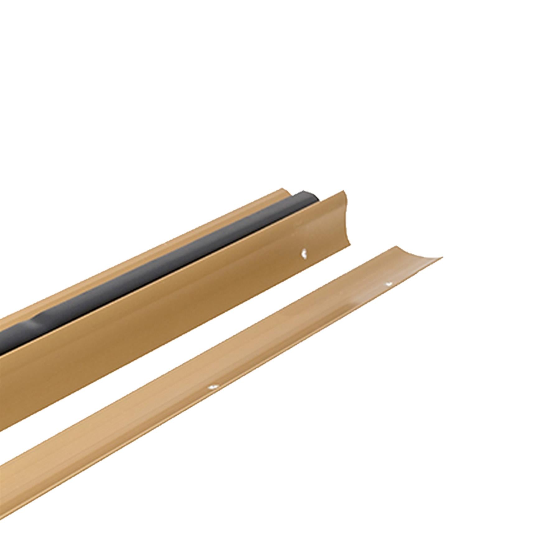 Superseal Threshold Sill Rubber Rain Draught Excluder Door Seal-Gold