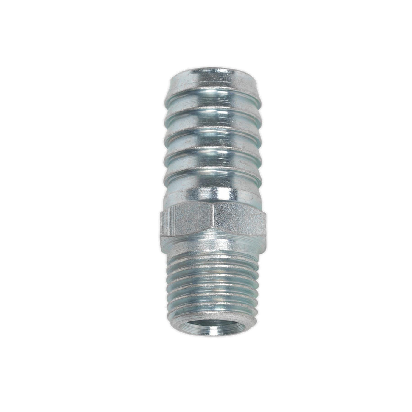 Sealey Screwed Tailpiece Male 1/4"BSPT - 1/2" Hose Pack of 5