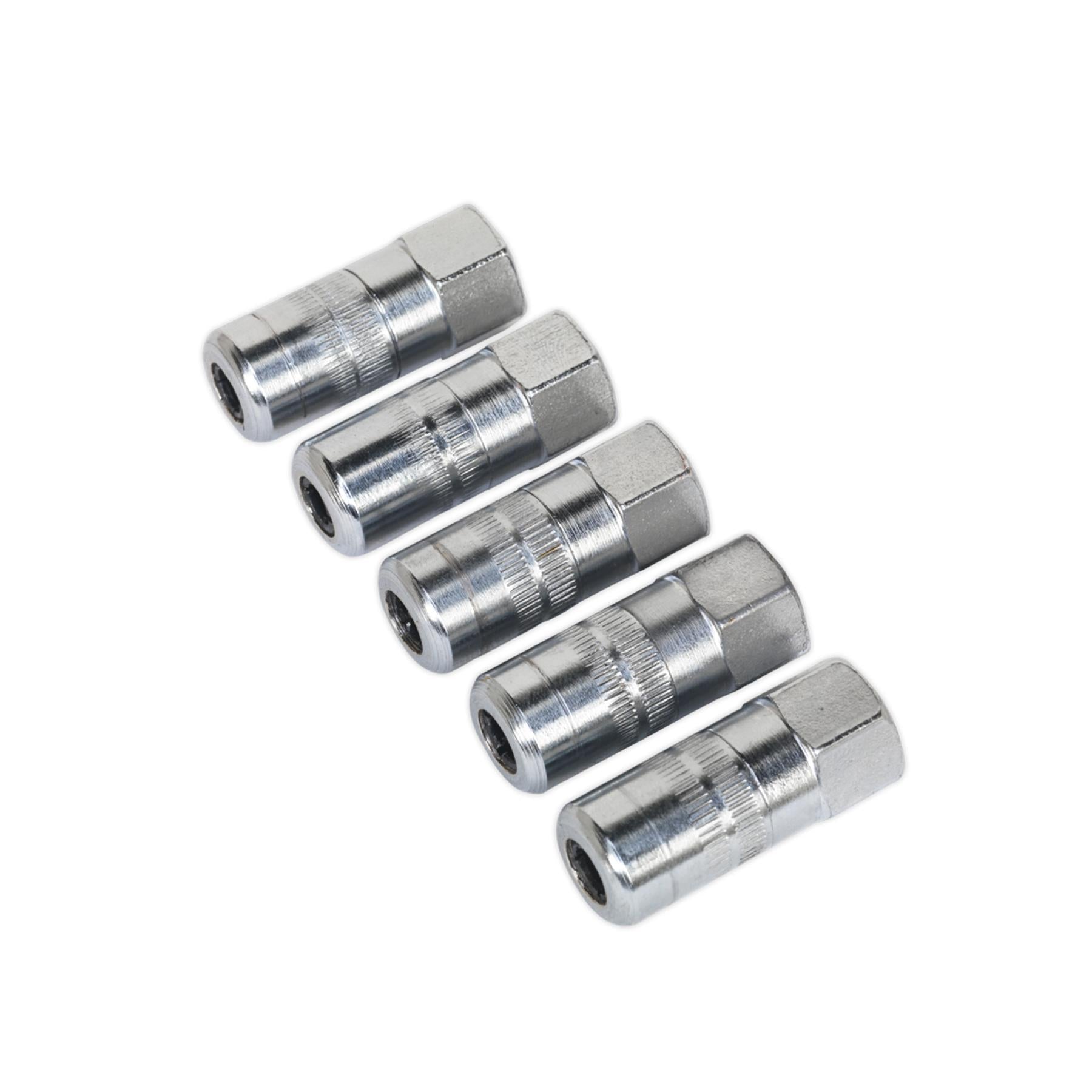 Sealey Hydraulic Connector 4-Jaw Heavy-Duty 1/8"BSP Pack of 5