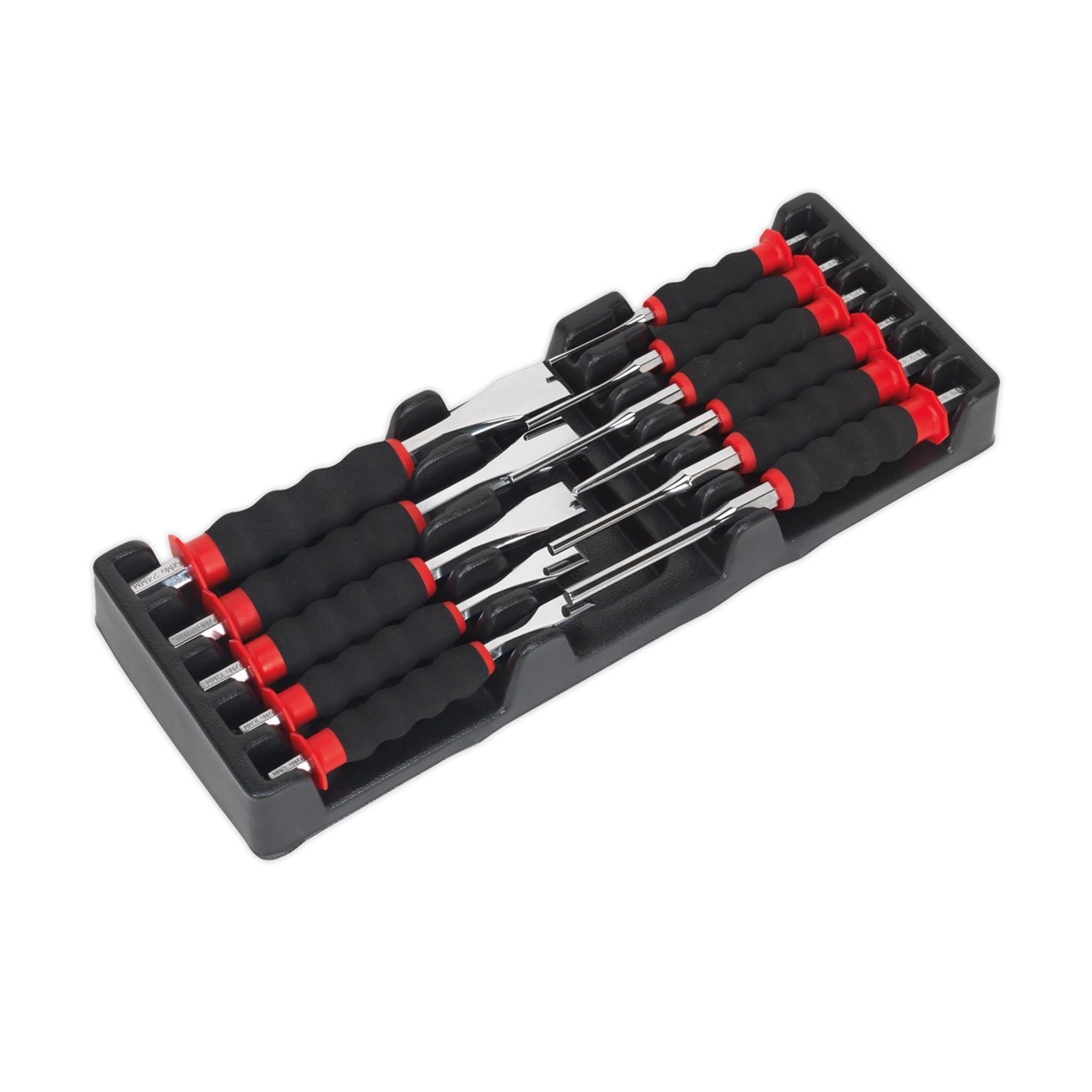 Sealey Sheathed Punch & Chisel Set 11pc
