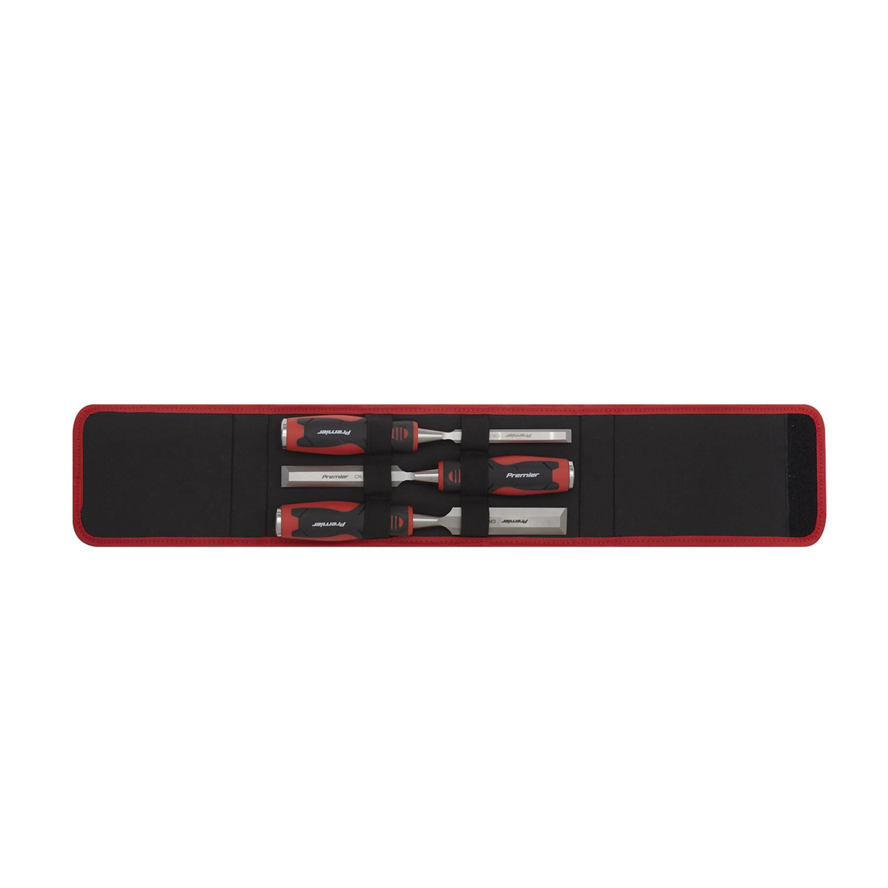 Sealey Hammer-Thru Wood Chisel 3pc Set