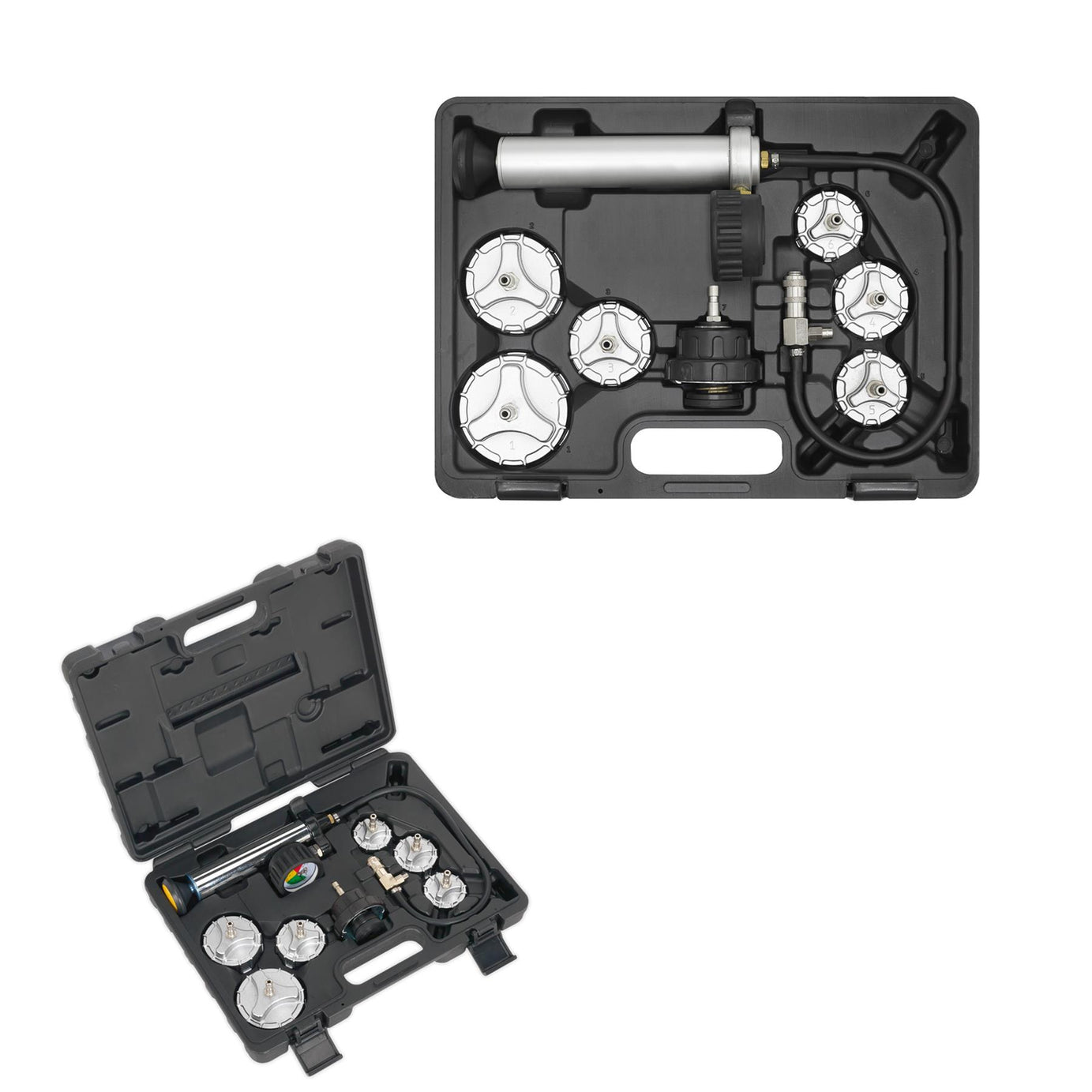 Sealey Cooling System Pressure Test Kit 7pc - Commercial