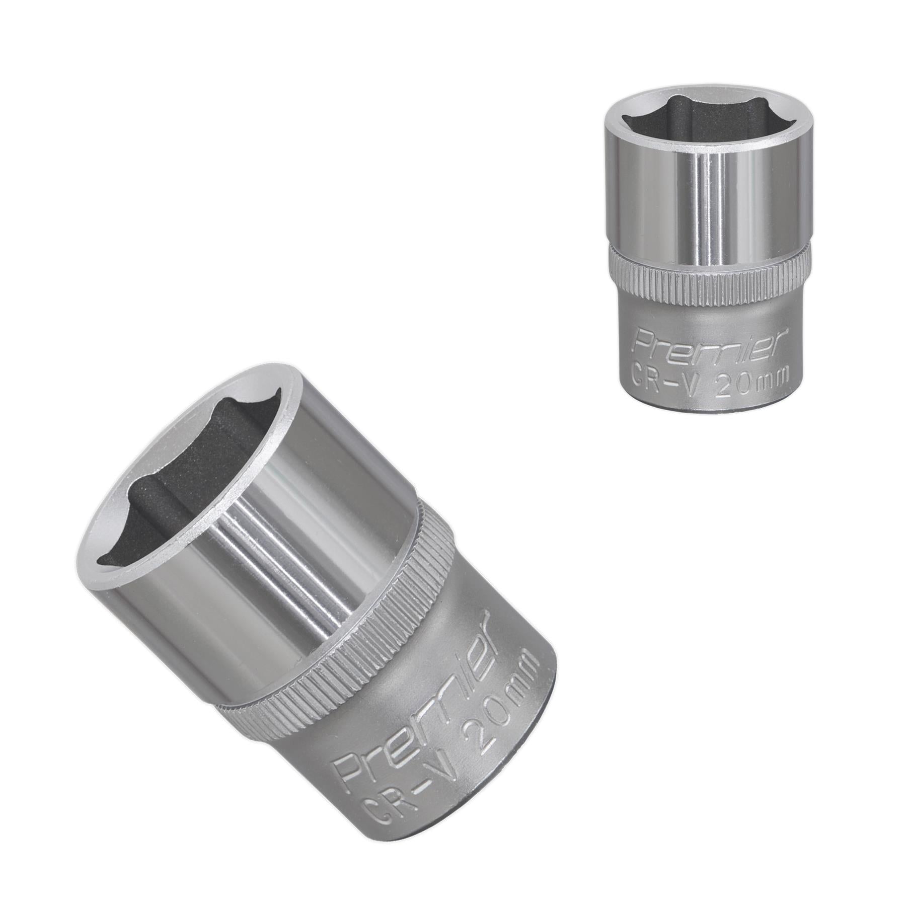 Sealey WallDrive Socket 20mm 1/2"Sq Drive