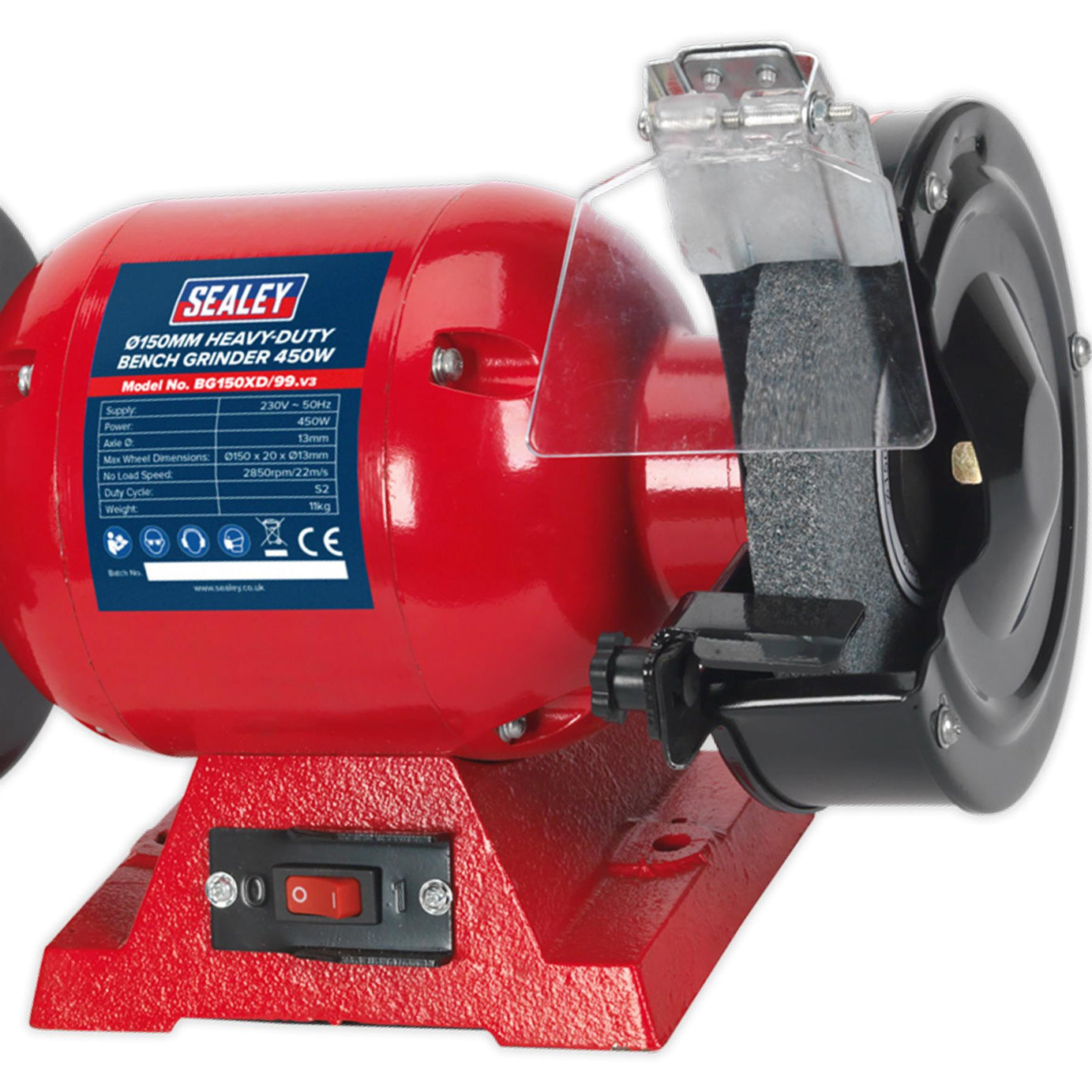 Sealey Bench Grinder 150mm 450W/230V Heavy-Duty