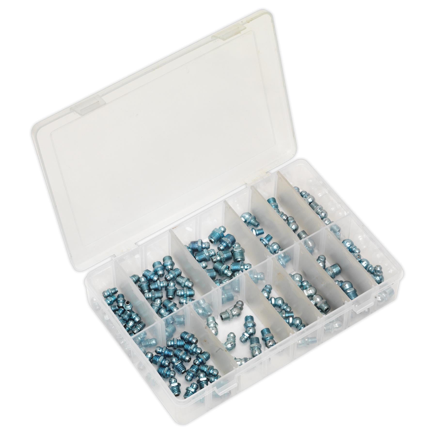 Sealey Metric Grease Nipple Assorted Hydraulic Brake Assortment Fitting - 115pc