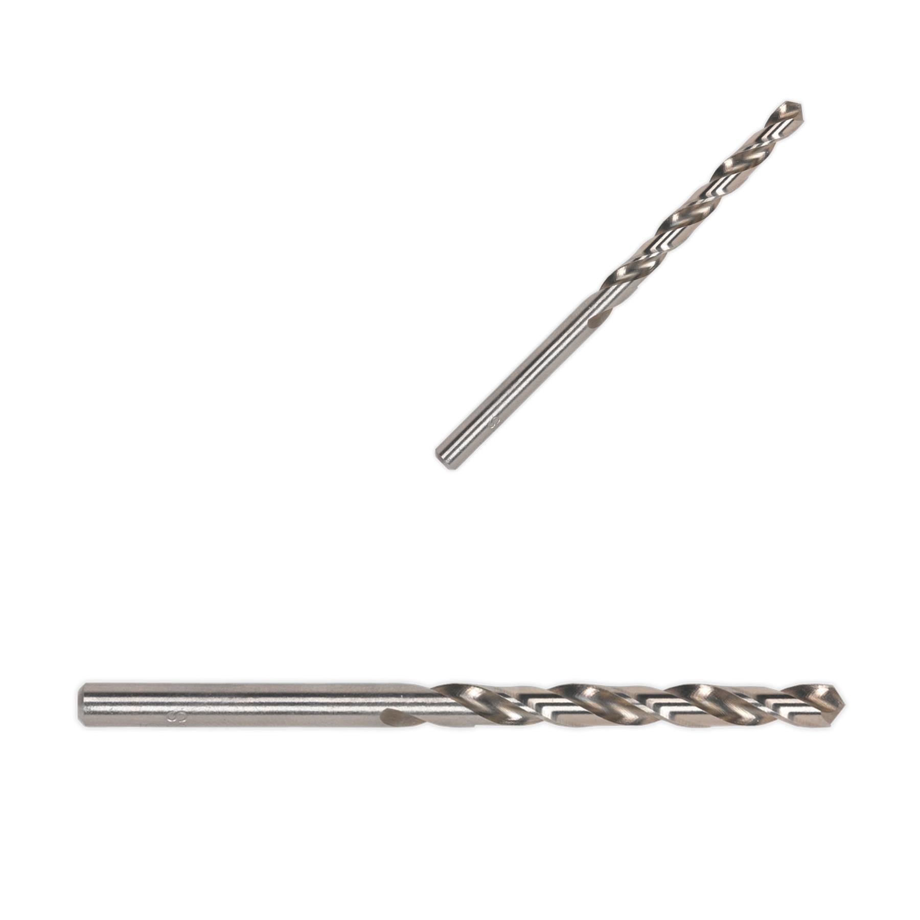Sealey HSS Fully Ground Drill Bit Ø3.5mm Pack of 10