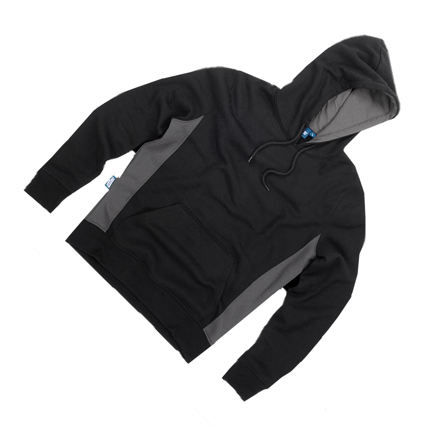 Tough Grit 2-Tone Trade Tech Windproof Hoodie Black/Charcoal XXL