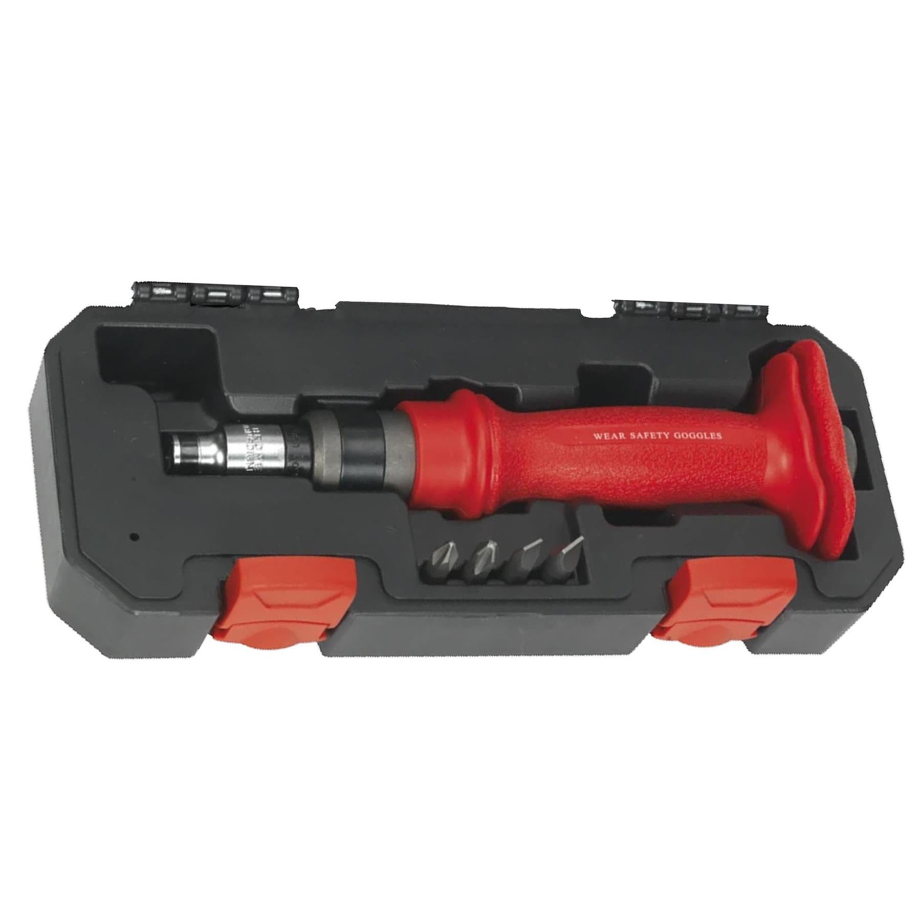 Sealey Impact Driver Set 10pc Heavy-Duty Protection Grip