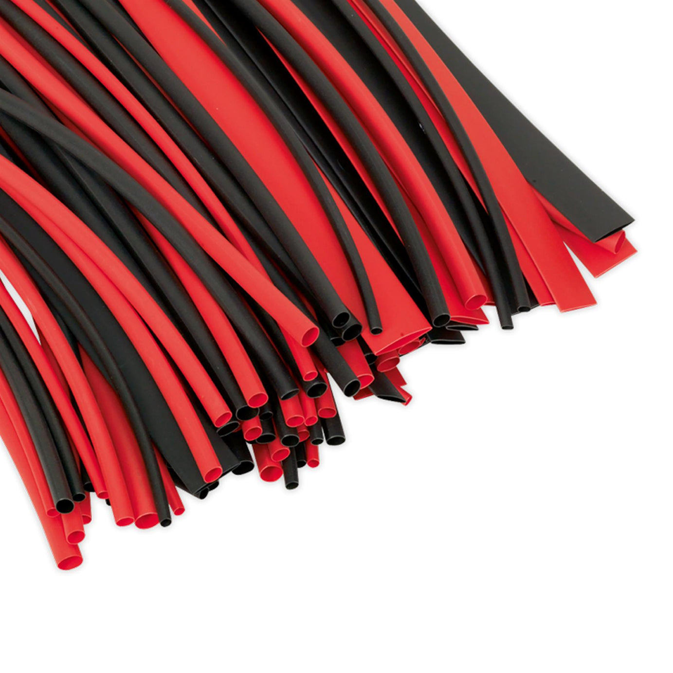 Sealey Heat Shrink Tubing Black & Red 200mm 100pc