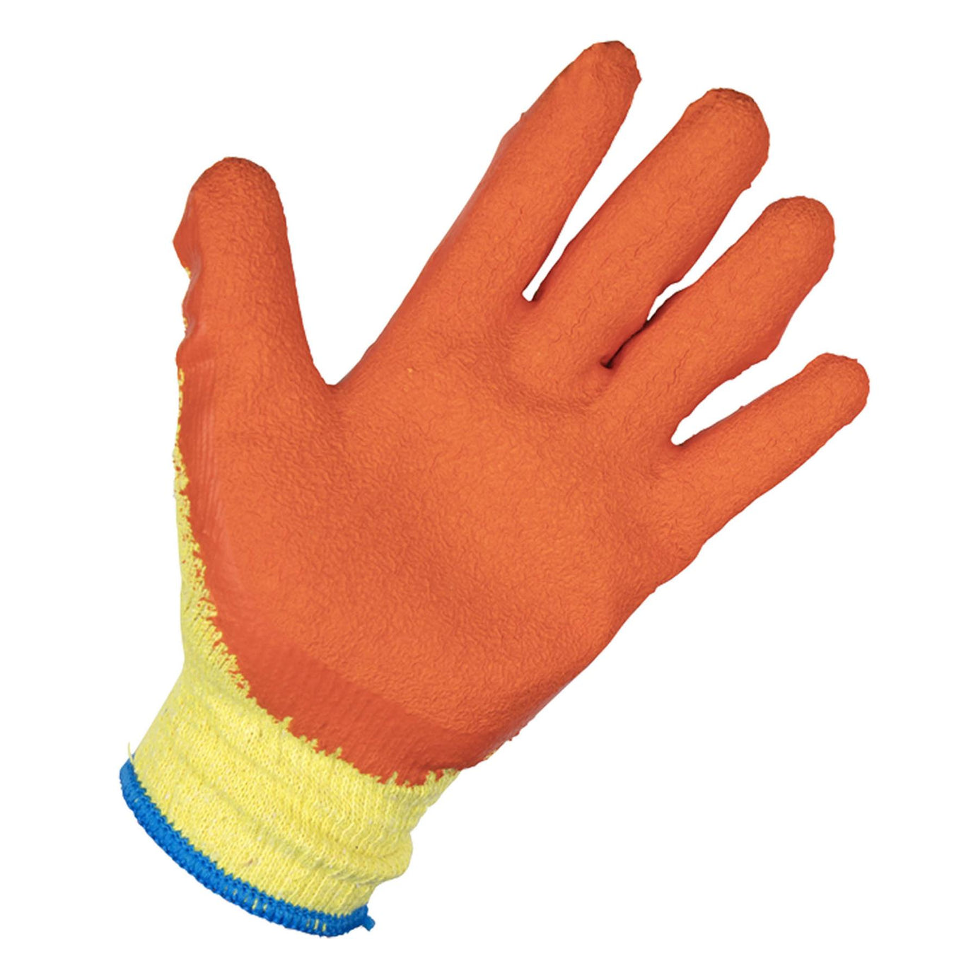 Sealey Super Grip Knitted Gloves Latex Palm (Large) - Pair