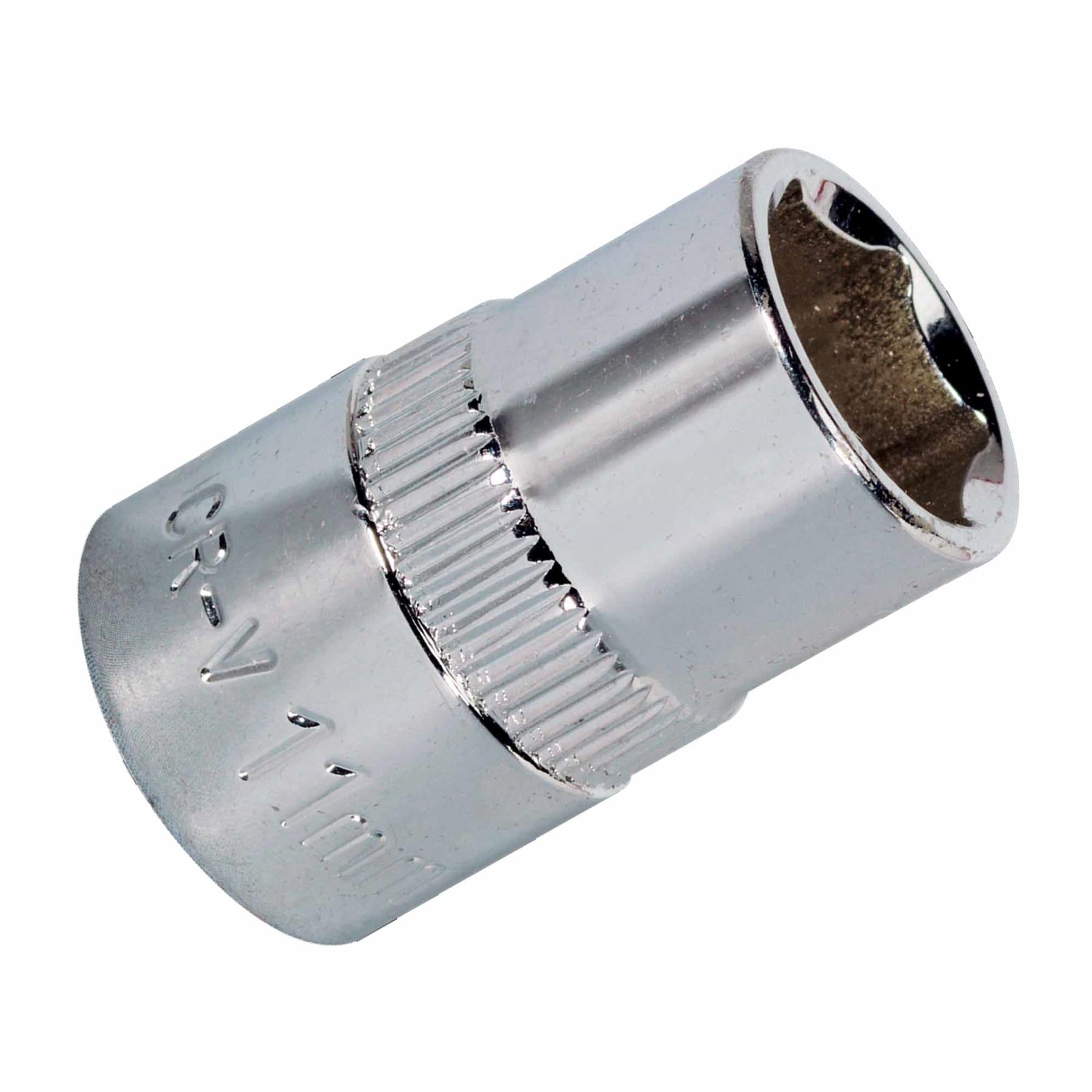 Wall Drive Socket 11mm 3/8"Sq Drive Fully Polished. Sealey