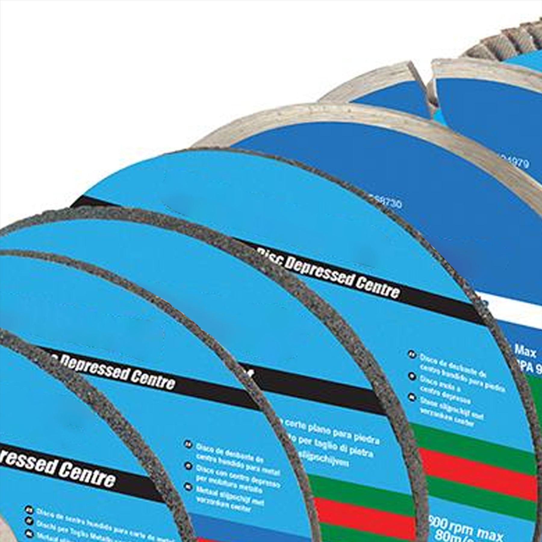 12Pce Cutting & Grinding Discs Kit 115mm Angle Grinder Starter Pack New