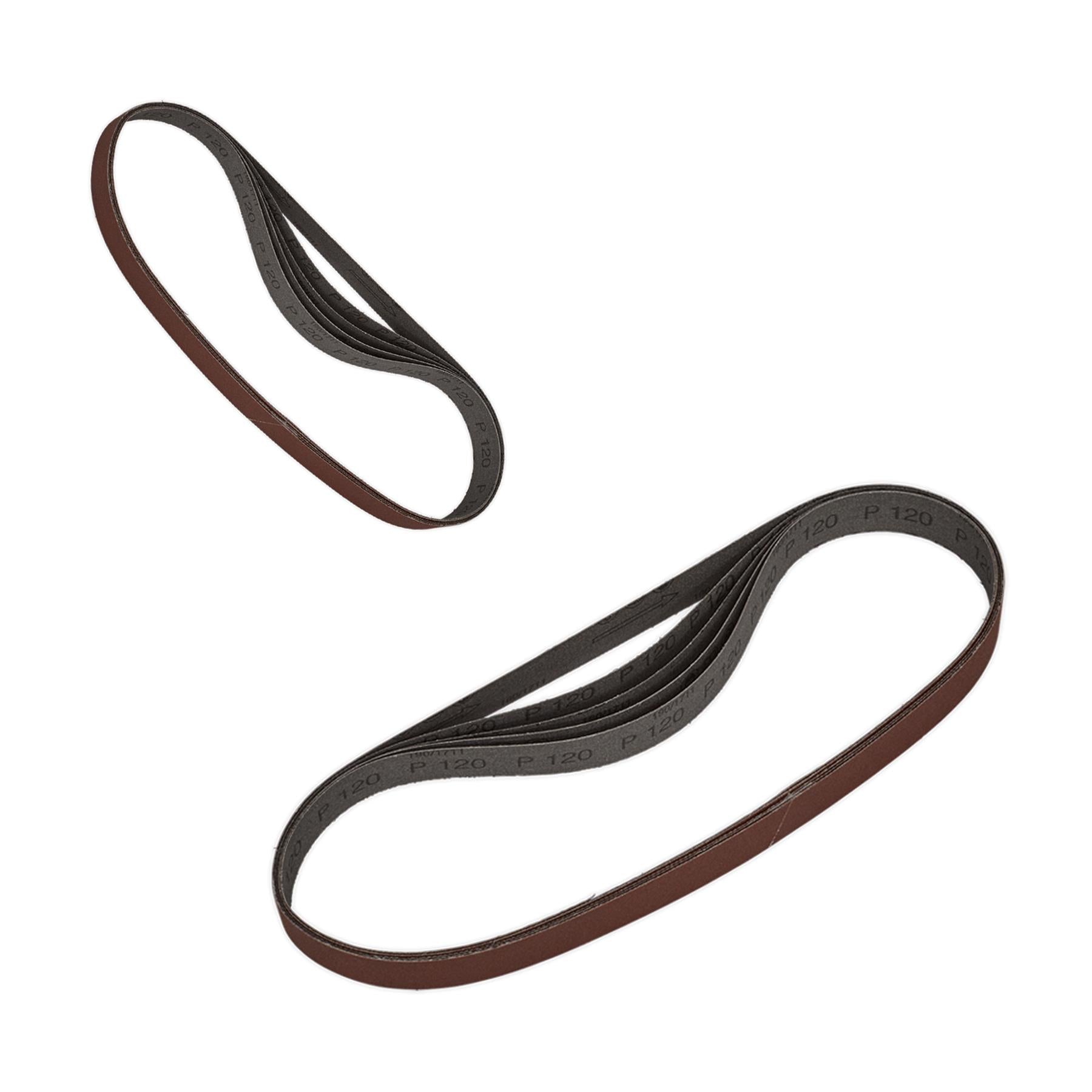 Sealey Sanding Belt 25 x 762mm 120Grit Pack of 5