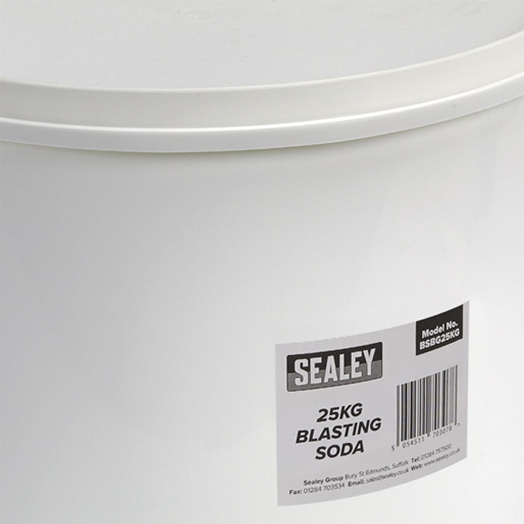 Sealey Blasting Soda 25kg Tub - BSBG25KG