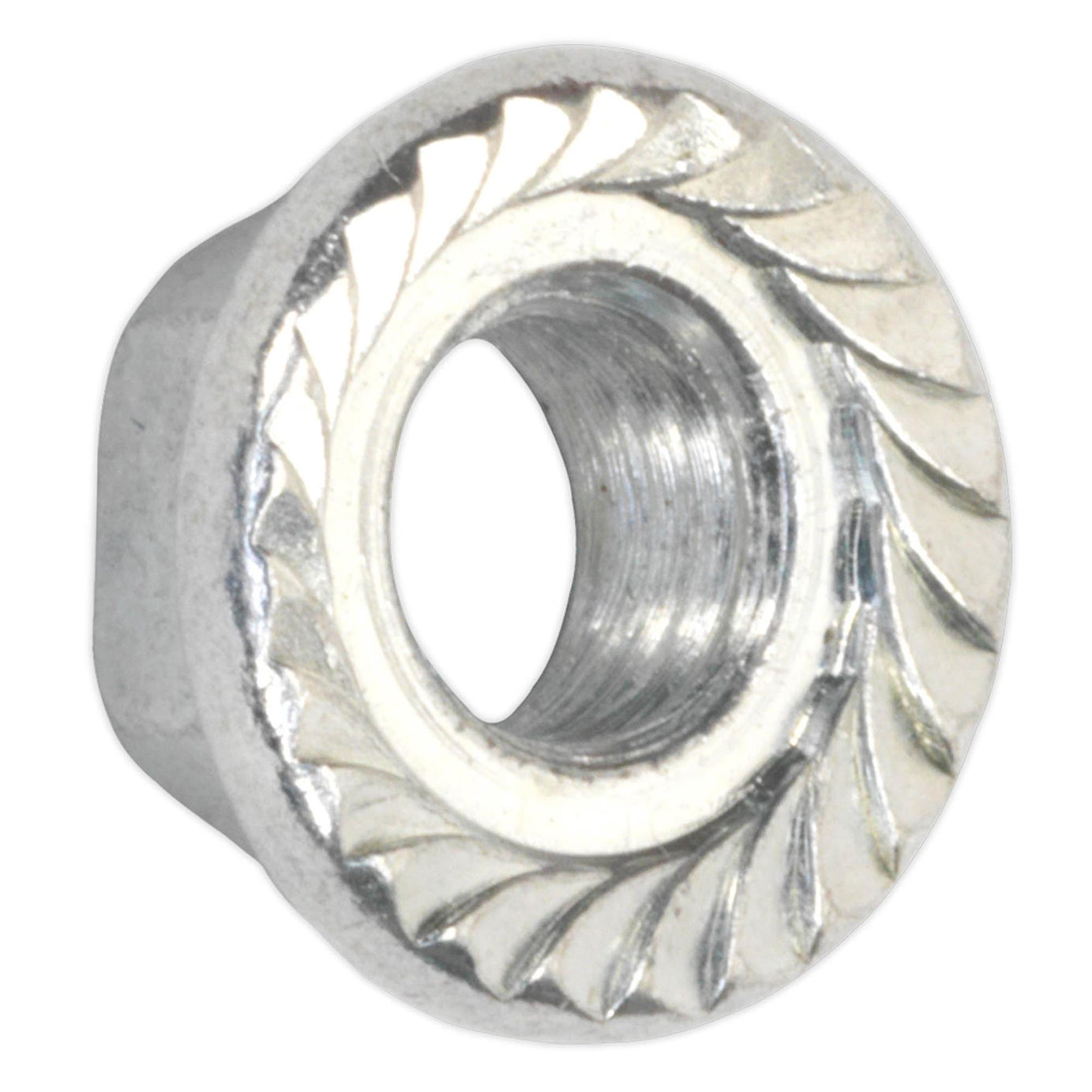 Sealey Flange Nut Serrated M5 Zinc Pack of 100