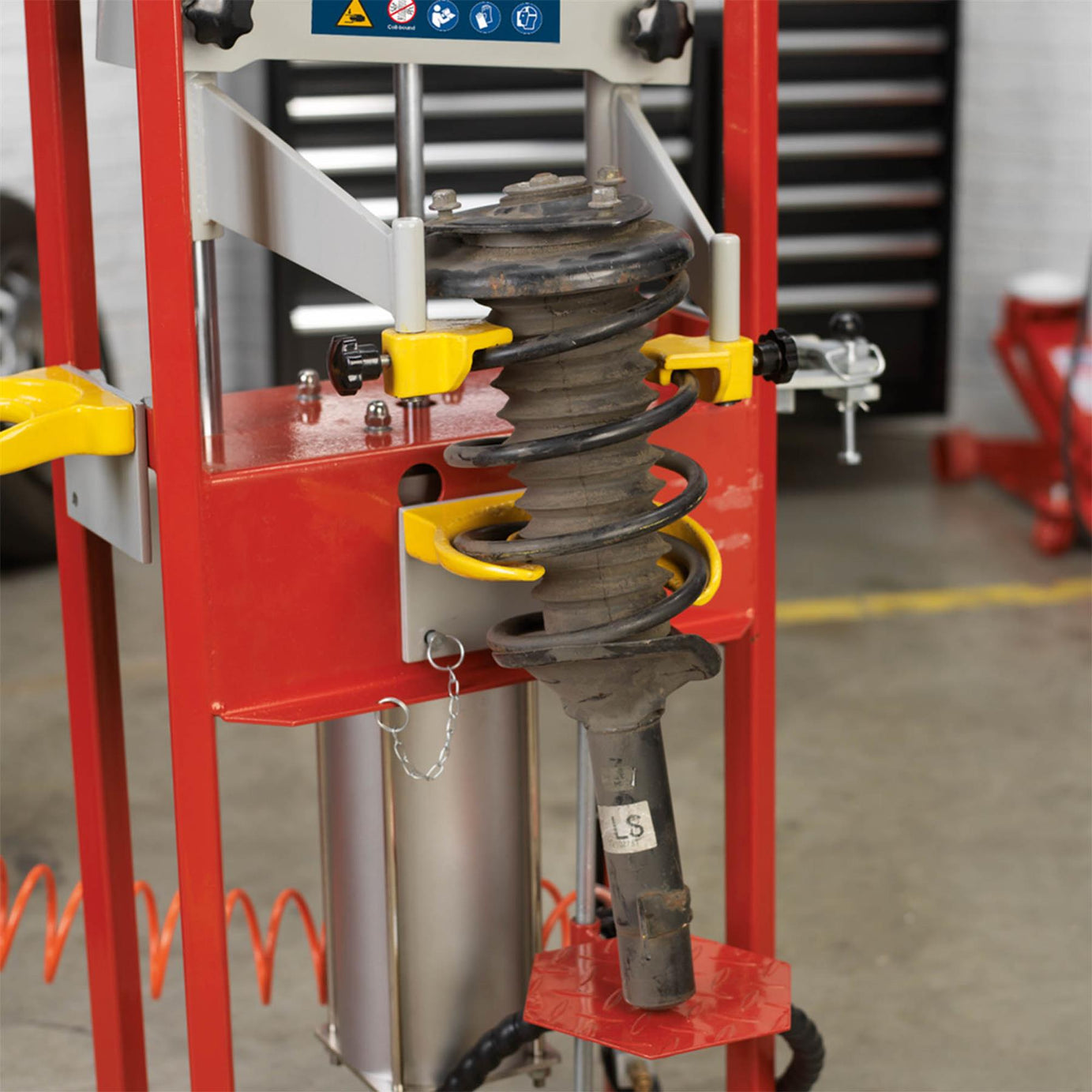 Sealey Coil Spring Compressor - Air Operated 1000kg Fast And Safe