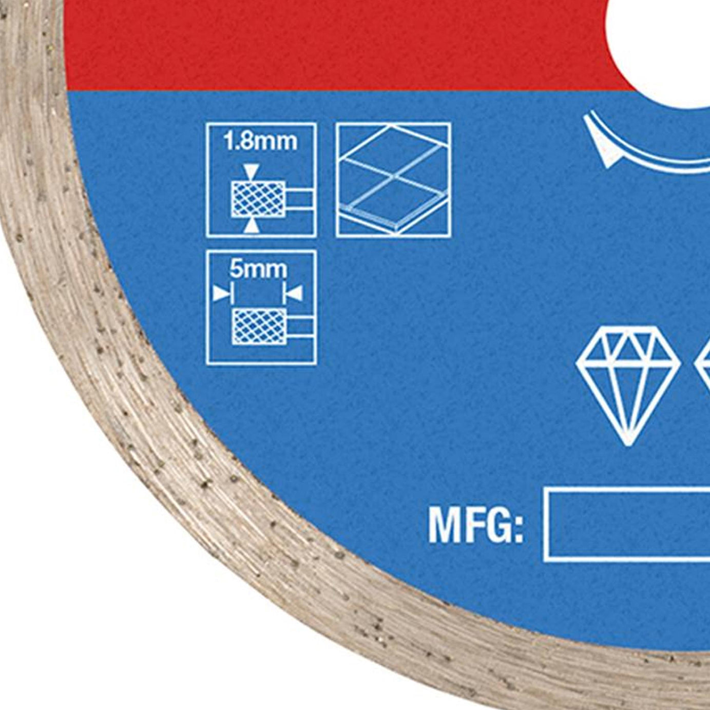 Diamond Mini Saw Blade 85mm Dia - 10mm Bore For Cutting Wall And Floor Tiles