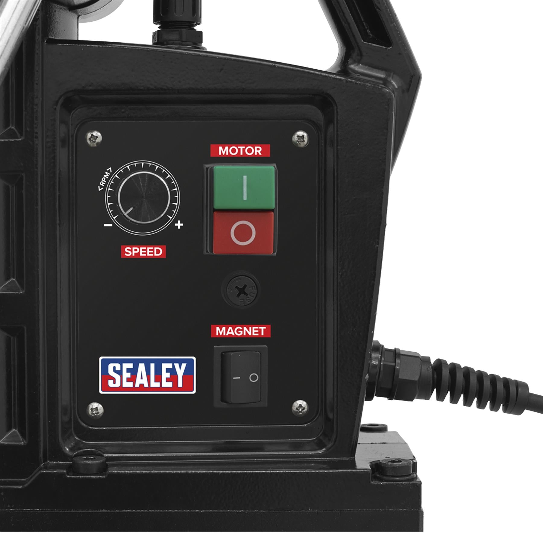 Sealey Magnetic Drilling Machine 60mm 110V Variable Speed Gearbox