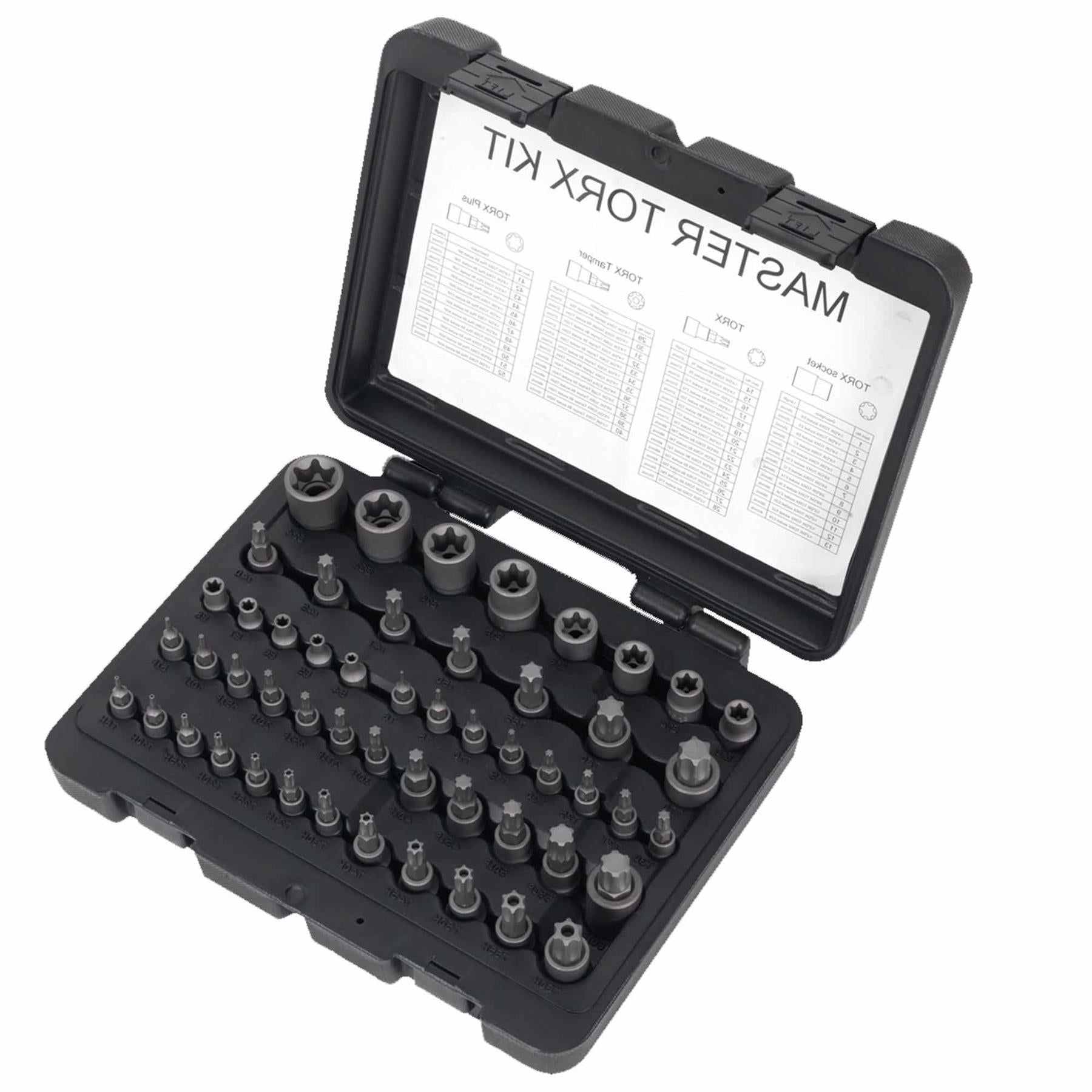 TRX-Star* Master Socket Set 52pc 1/4", 3/8" & 1/2"Sq Drive. Sealey