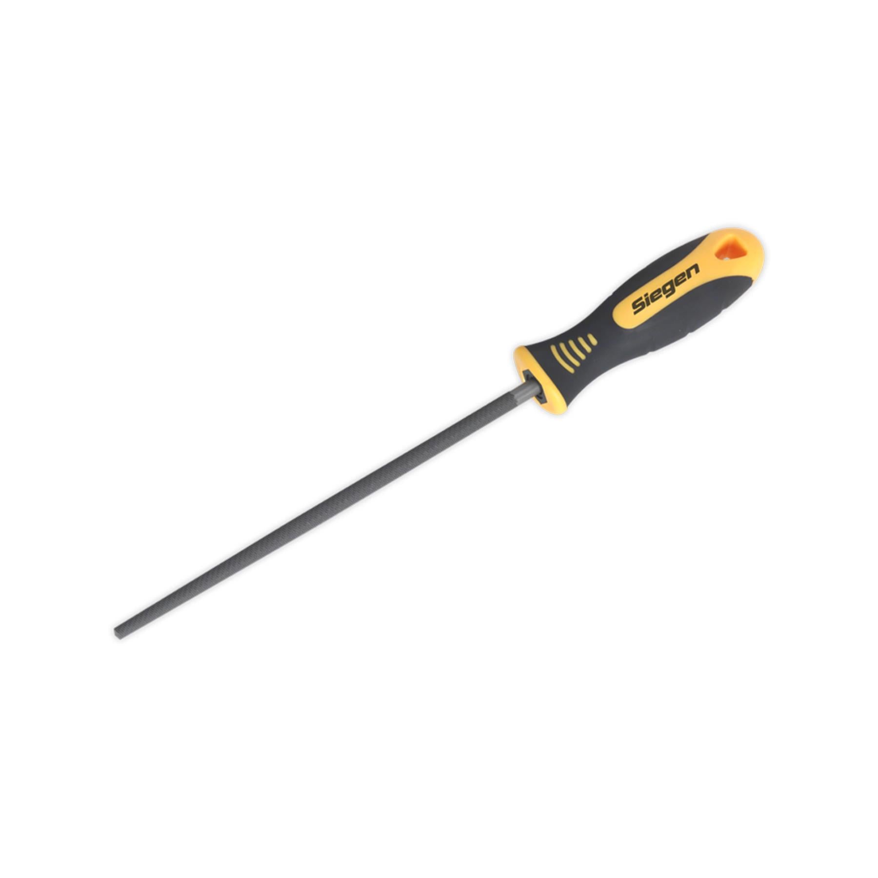 Sealey File Set 4pc 200mm Soft Grip Handles