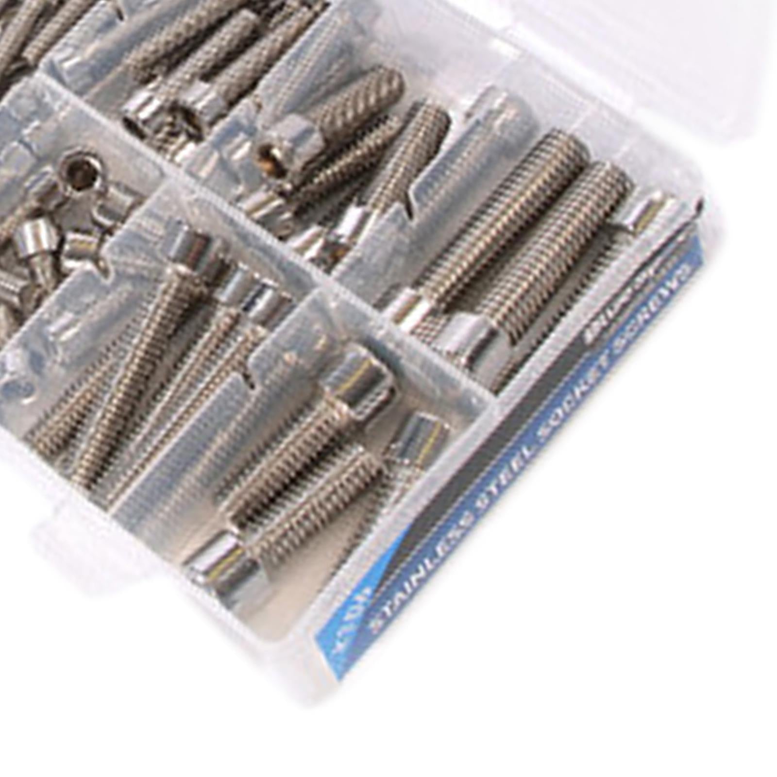 BlueSpot 106Pc Flat Head Phillips Self Tapping Screws Stainless Steel