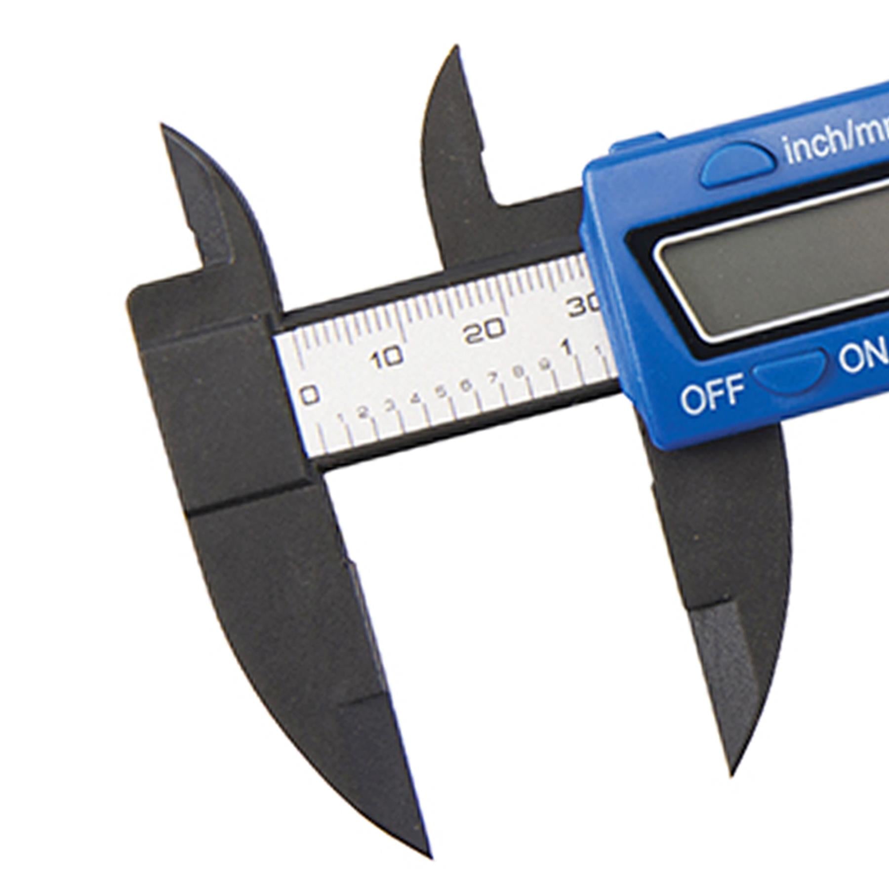 Digital Vernier Caliper Micrometer Expert Electronic LCD Display Tool 6in 150mm Composite