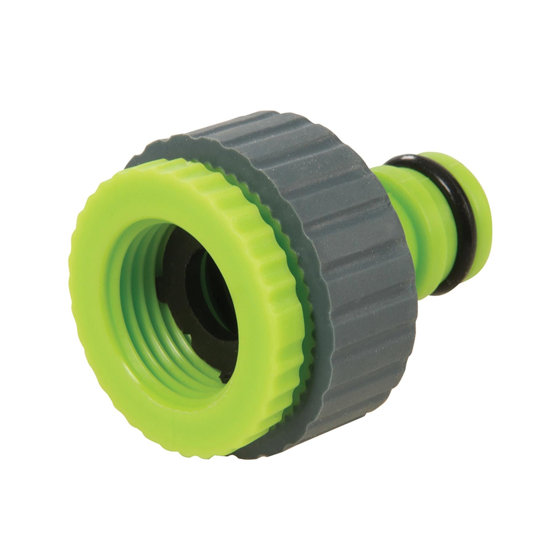 Male Soft-Grip Tap Connector 1/2" - 3/4" Fast And Easy Connecting Of Hoses