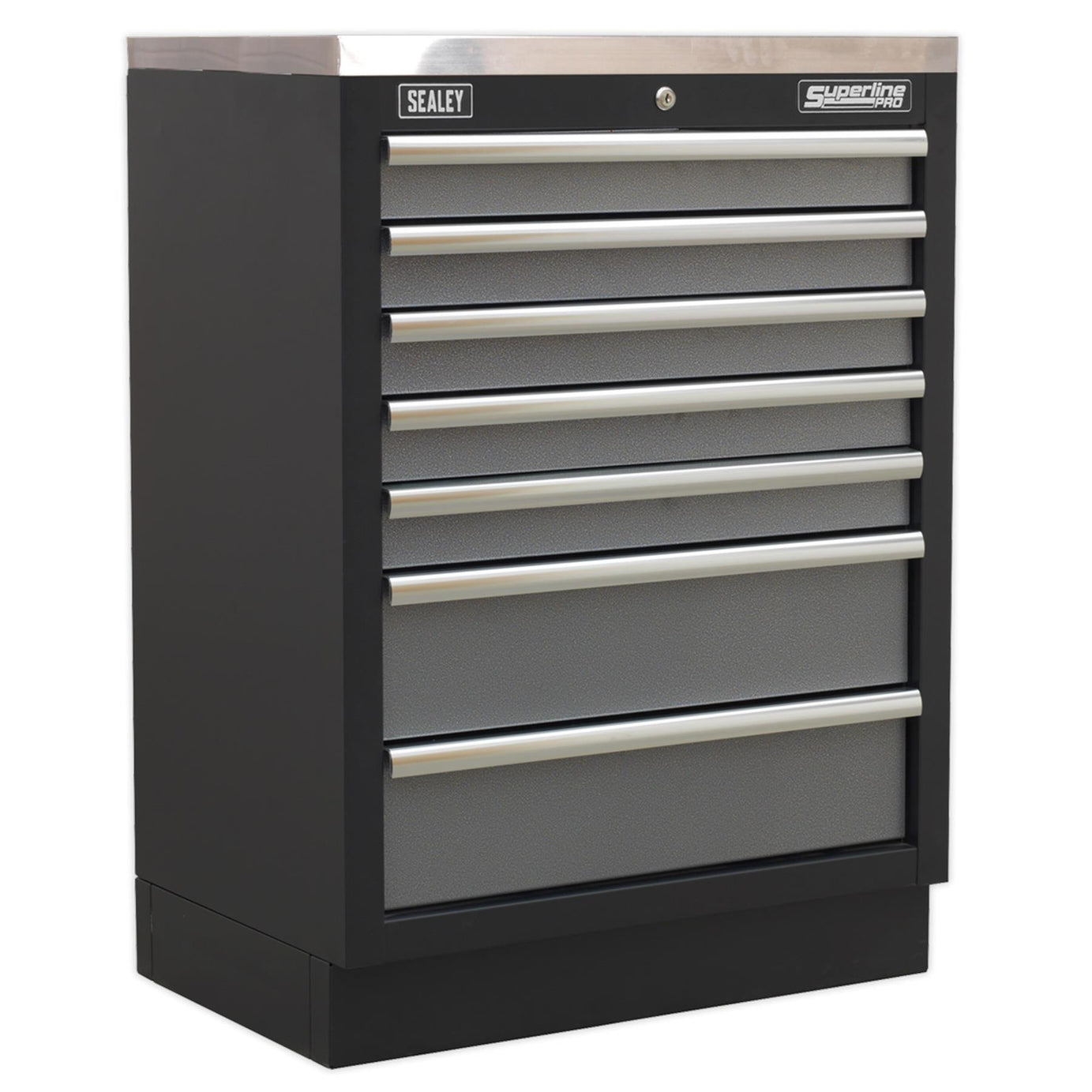 Sealey Modular 7 Drawer Cabinet  Aluminium drawer pulls. 680mm