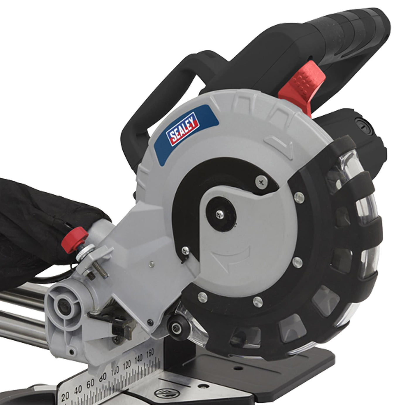 Sealey Sliding Compound Mitre Saw 216mm For use with mild steel