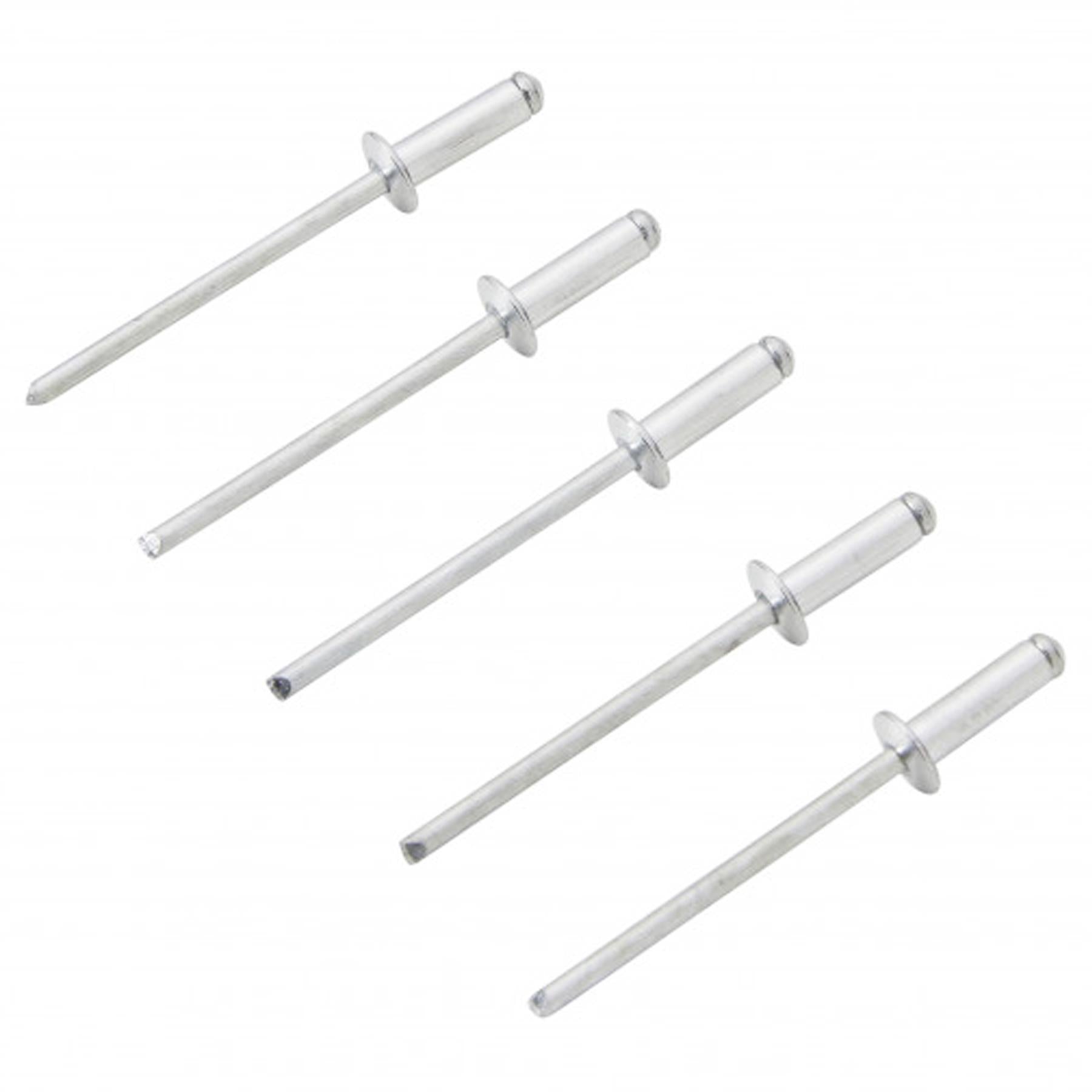 BlueSpot Rivet Guns 100Pce 3.2mm X 10mm & Aluminium Pop Rivits Trade