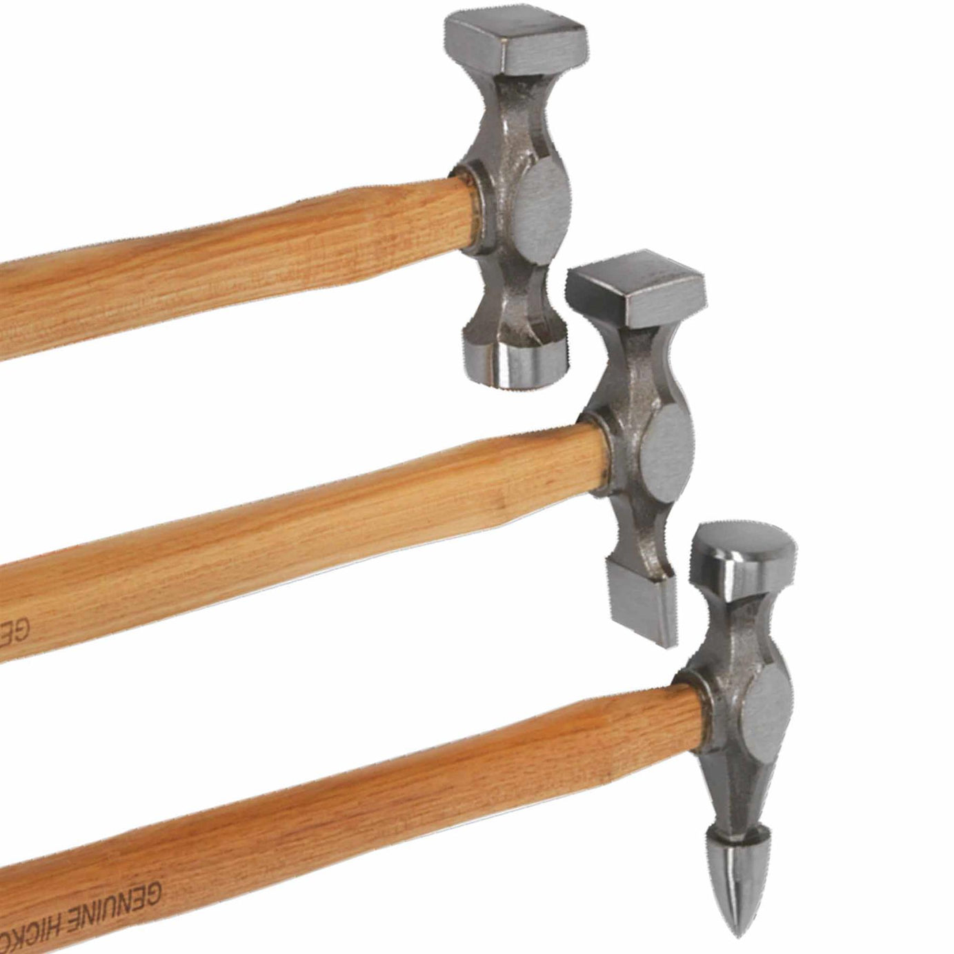 Sealey CB507 Panel Body Beating Set Drop Forged Hickory Shaft Hammer Dolly Pick
