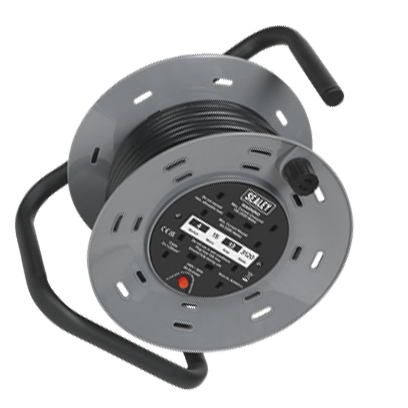 Sealey Cable Reel 15m 4 x 230V Thermal Trip