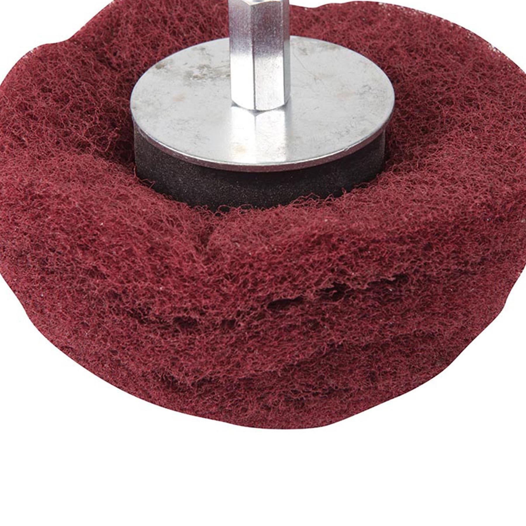 Dome Sanding Mop 100mm Sanding Abrasive DIY 240 Grit Hardwearing Nylon