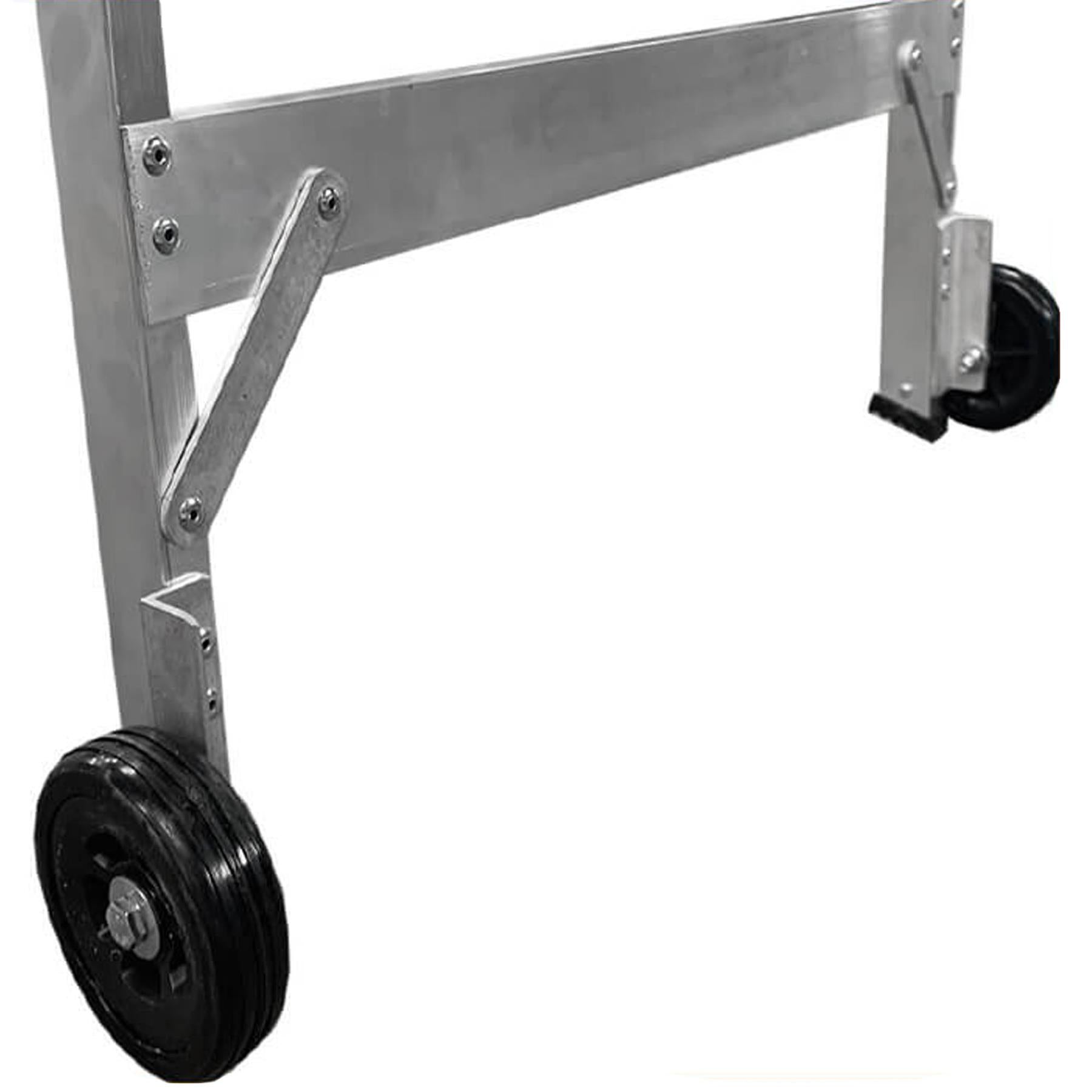 Dapetz PRo 3 Tread Aluminium Wide Platform Step Ladder 1.98m, With Handrail