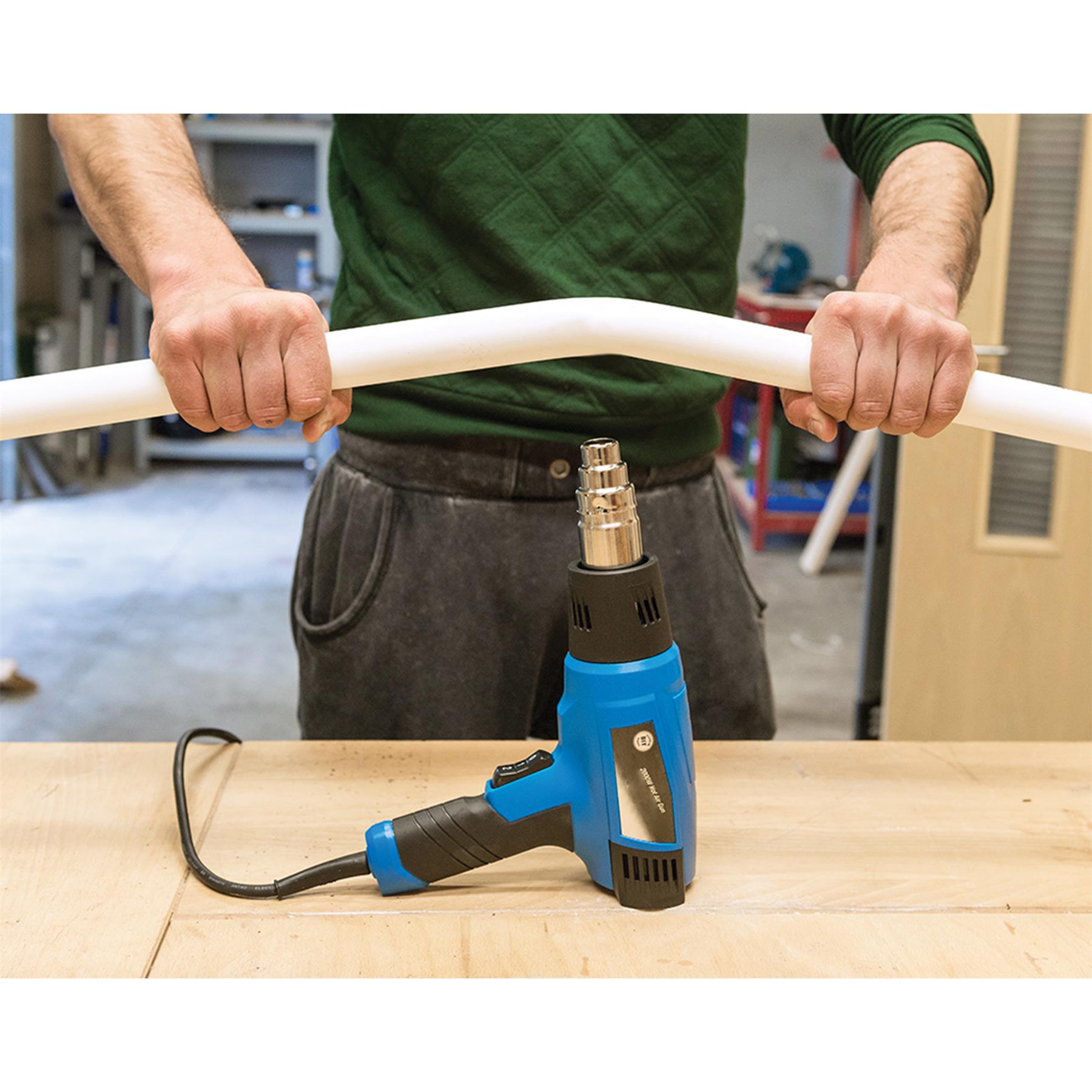 Heavy Duty 2000W Hot Air Heat Gun Paint Wallpaper Remover Stripper Power Tool