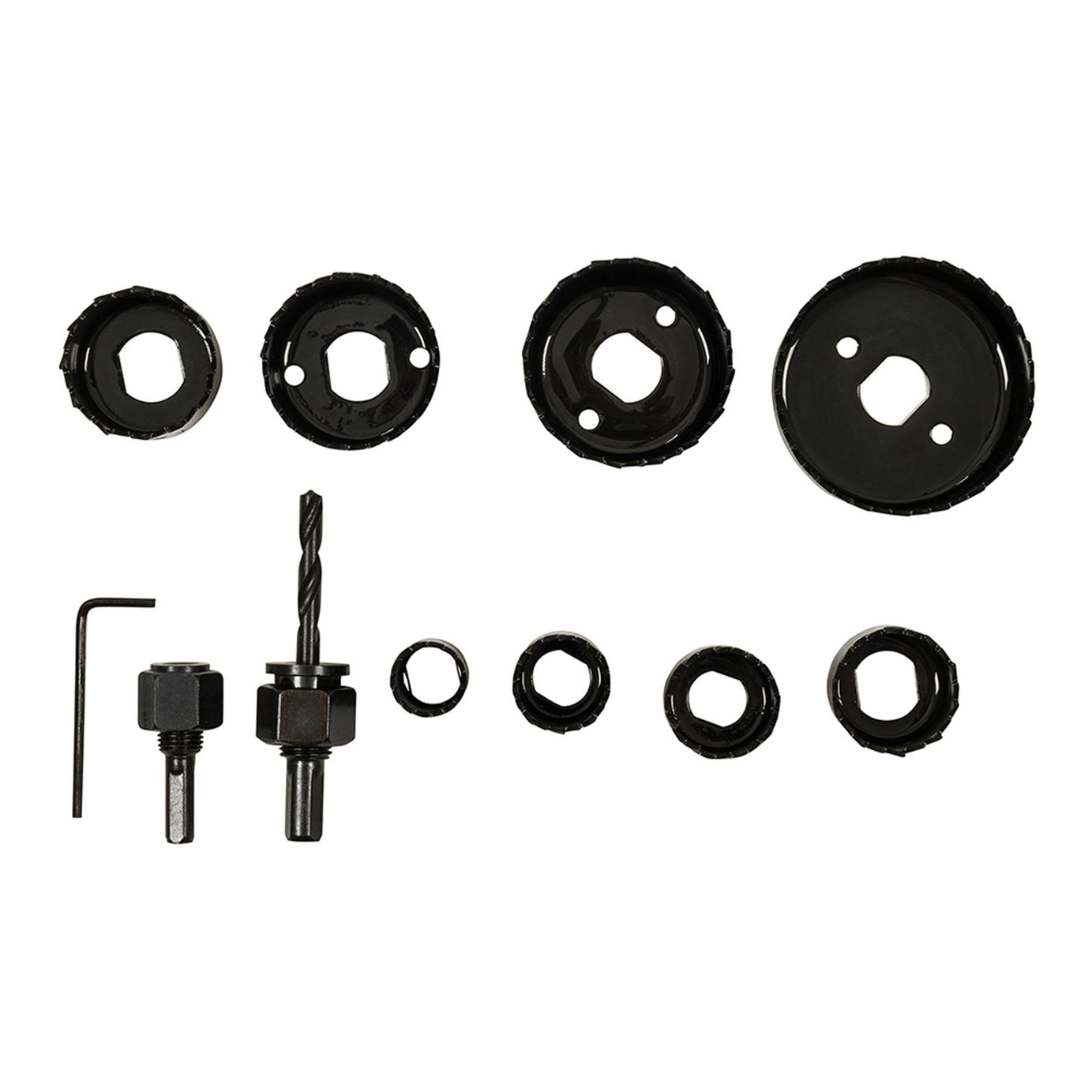 Holesaw Set 11pce 19 - 64mm Holesaw High Carbon Steel Body w/ Heat-Treated Teeth