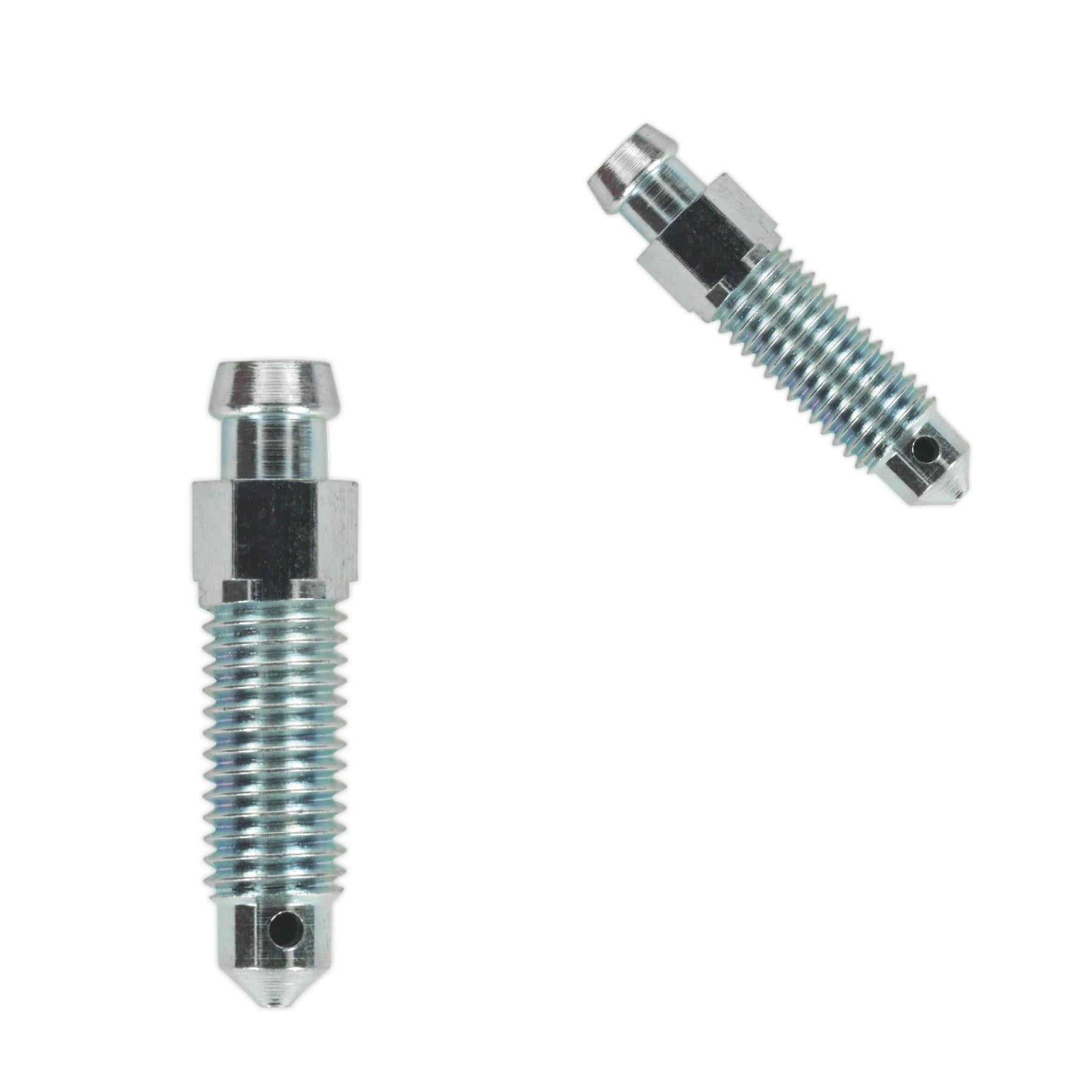 Sealey Brake Bleed Screw 1/4"UNF x 28mm 28tpi Long Pack of 10