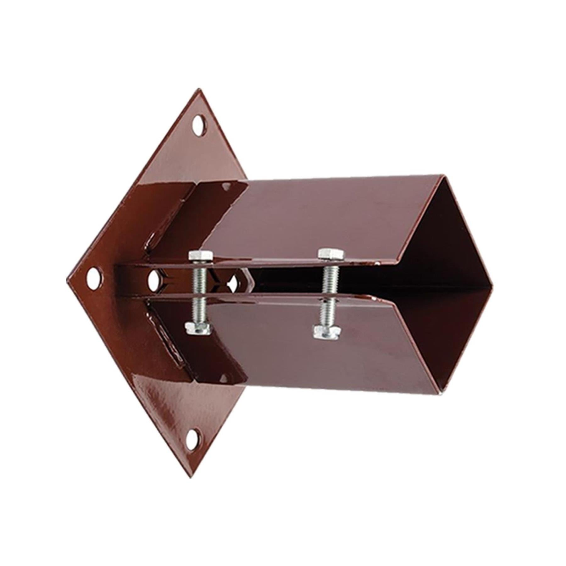 Fence Post Holders / Support - Metal - 3" Bolt Down 75 mm Like Metpost Bolt Grip 1PC