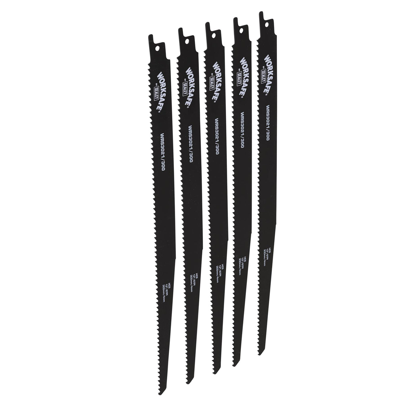 Reciprocating Saw Blade 300mm 6tpi - Pack of 5 Sealey